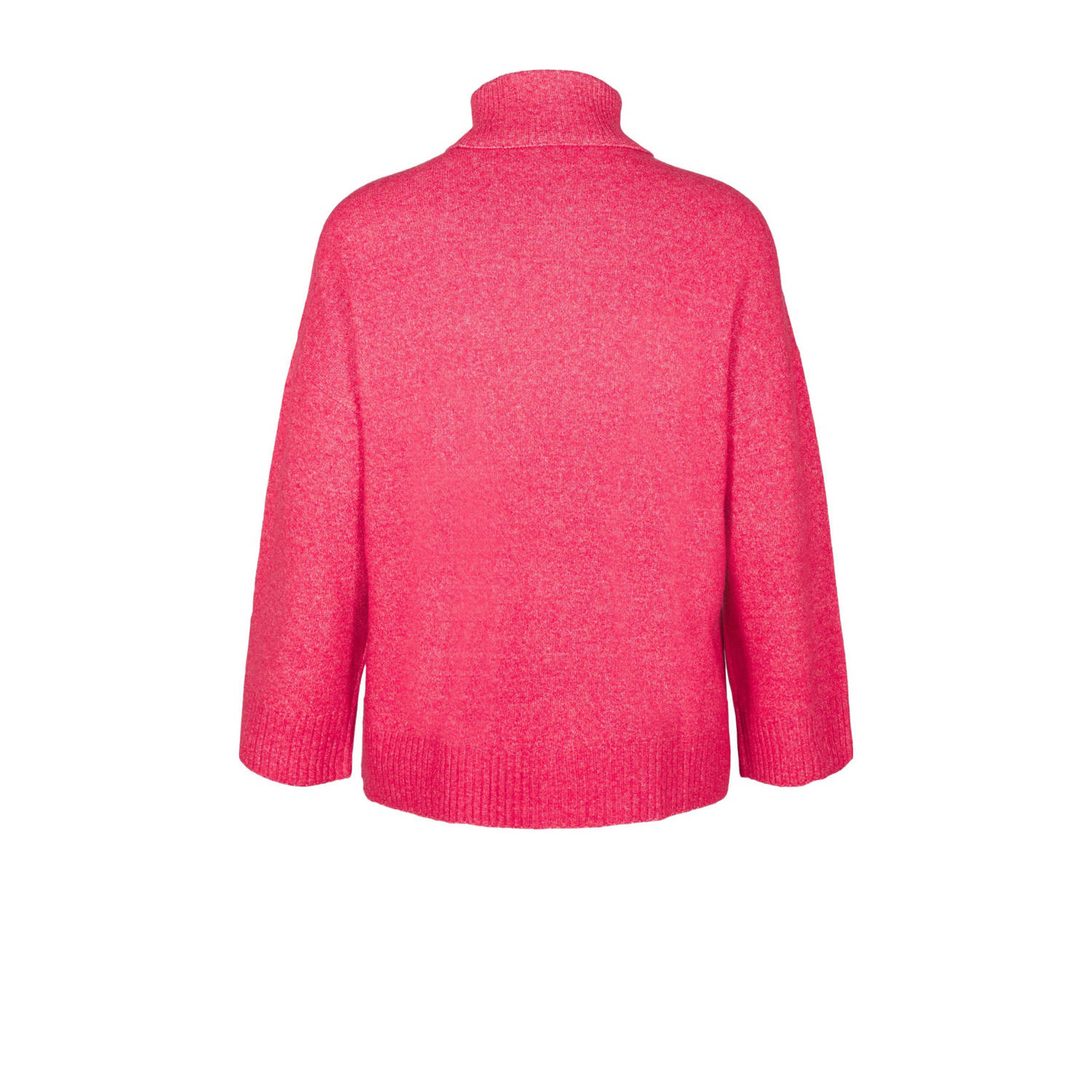 Zizzi gebreide coltrui roze