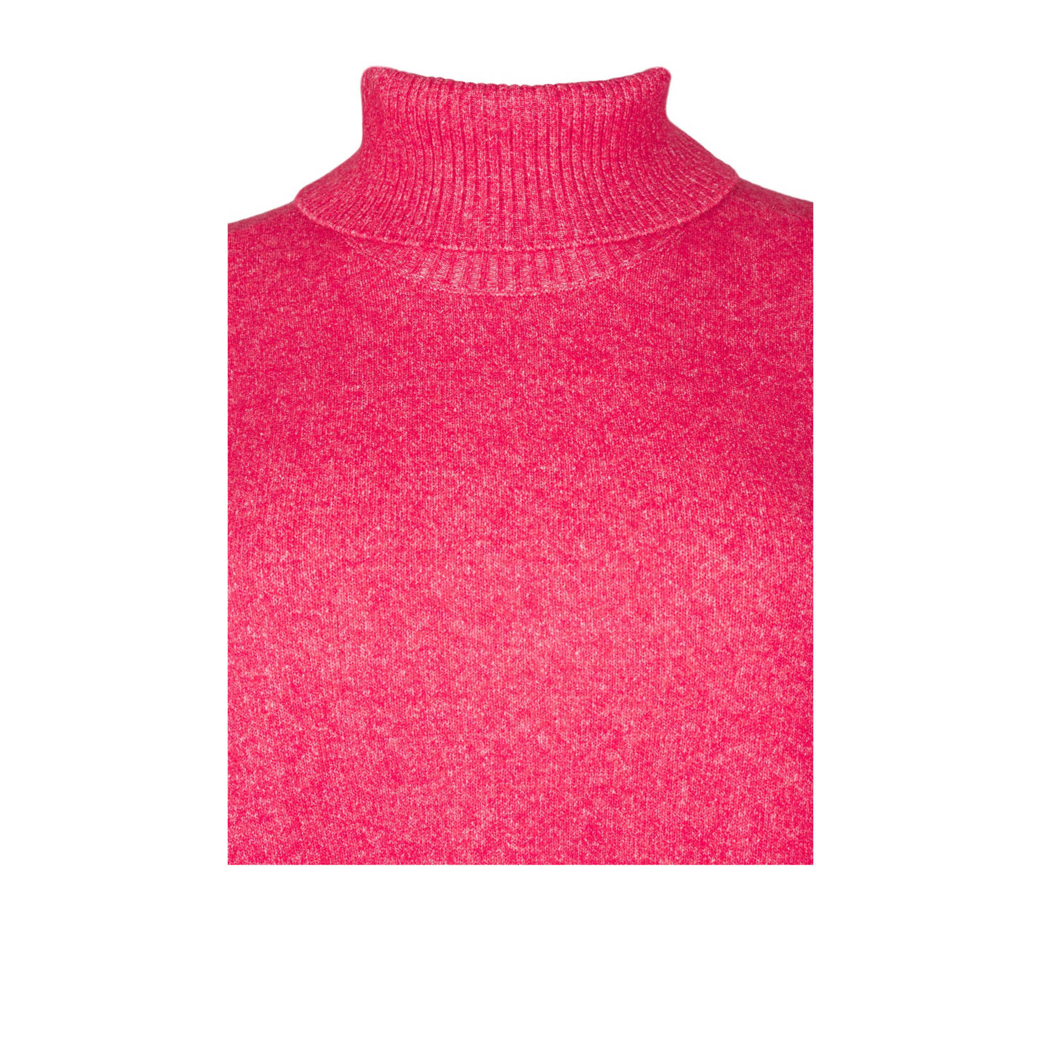 Zizzi gebreide coltrui roze