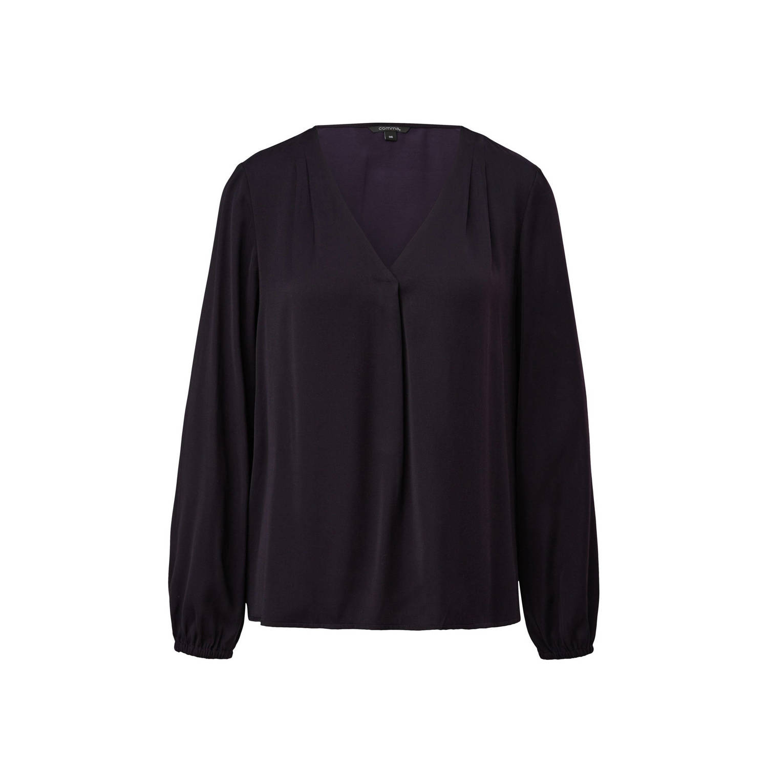 comma blousetop donkerpaars