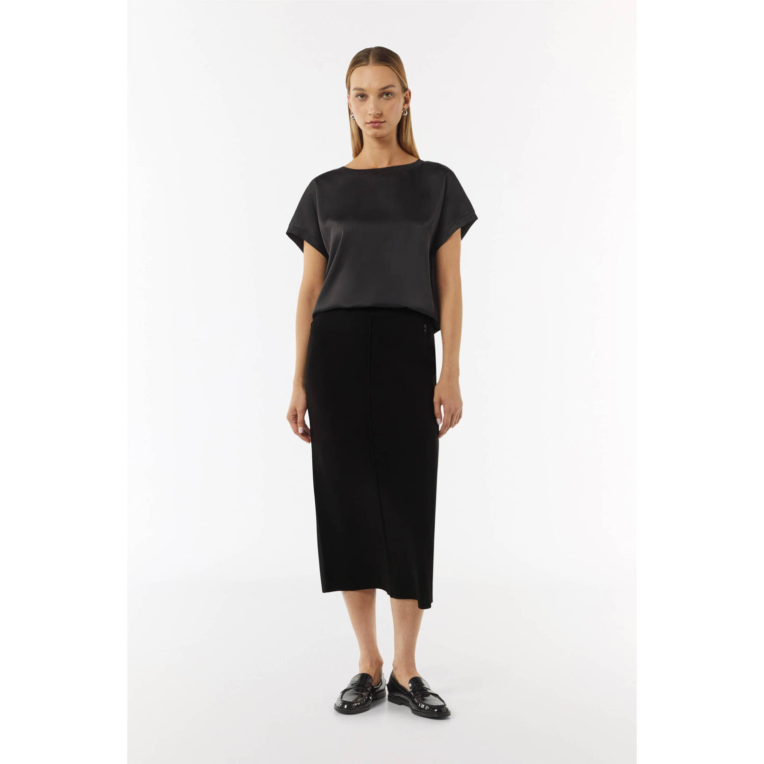comma casual identity kokerrok zwart