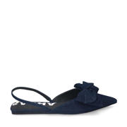thumbnail: Sacha   denim slingback loafers donkerblauw
