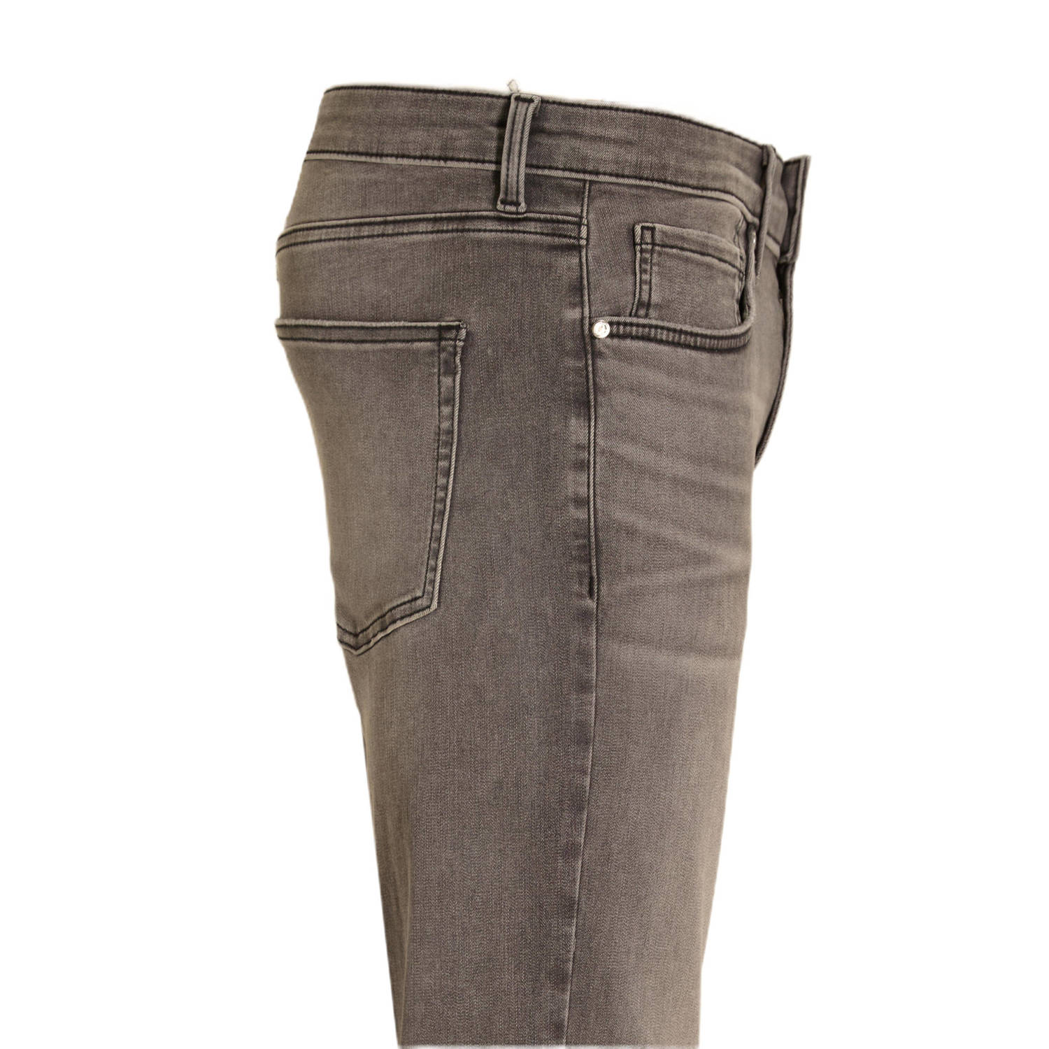 anytime slim fit jeans lichtgrijs