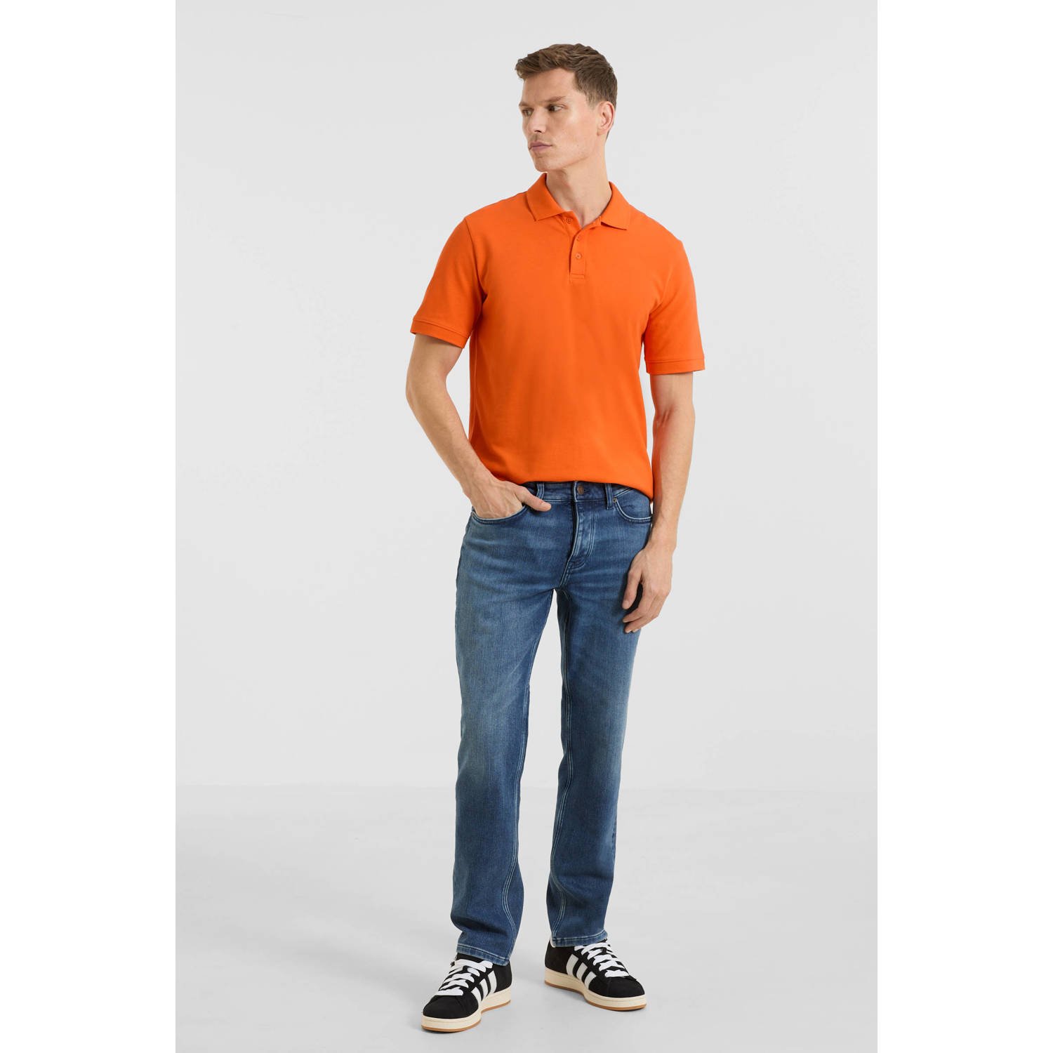 Anytime relaxed fit jeans blauw