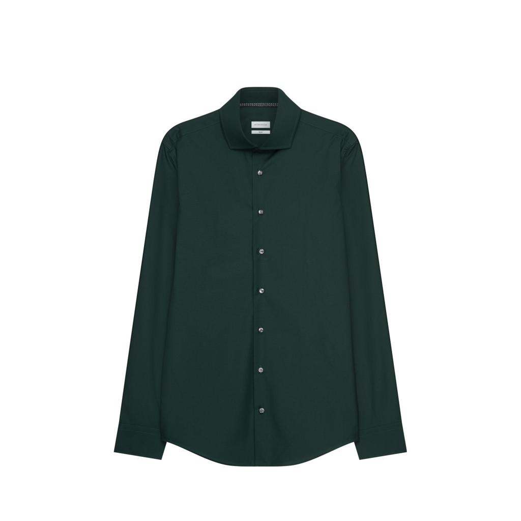 Seidensticker slim fit overhemd groen