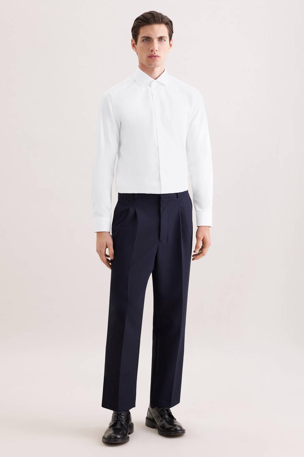 Seidensticker slim fit overhemd wit