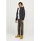 JACK & JONES JUNIOR quilted winterjas - zwart