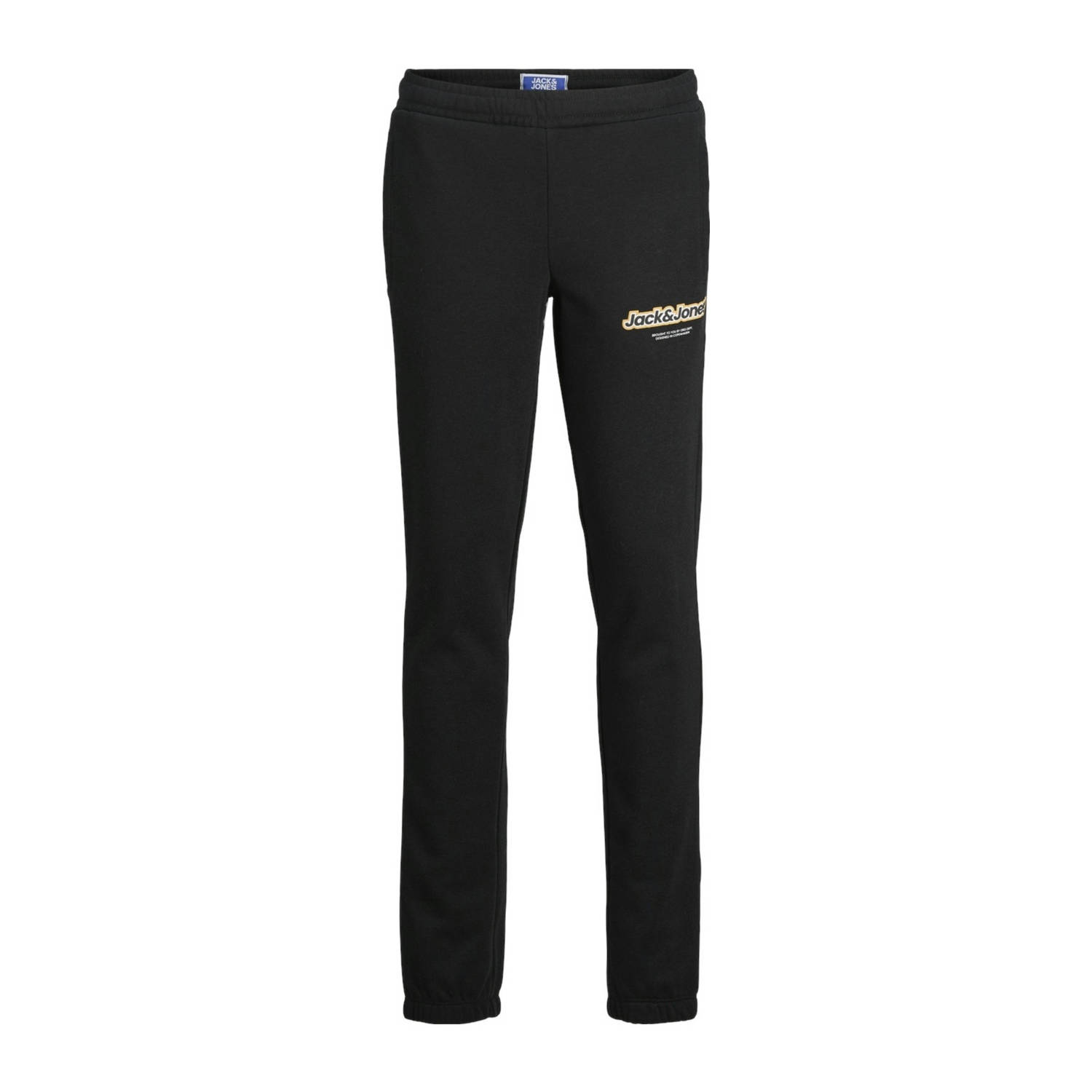 JACK & JONES JUNIOR joggingbroek JPSTKARL JJVESTERBRO NEWTON met logo zwart