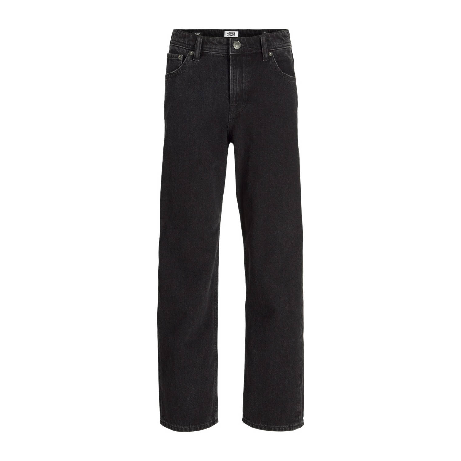 JACK & JONES JUNIOR loose fit jeans JJIALEX JJORIGINAL black denim