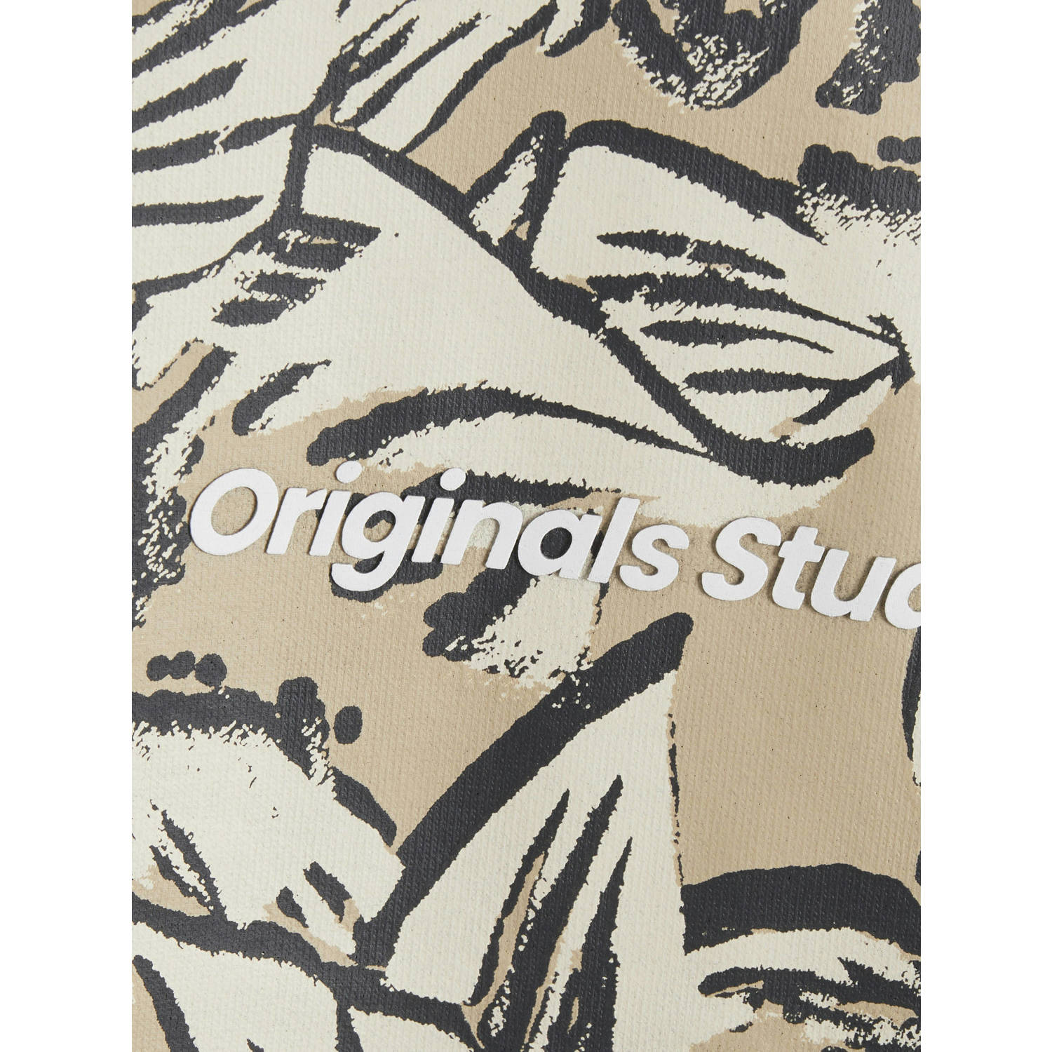 JACK & JONES JUNIOR hoodie JORVESTERBRO NEWTON met printopdruk diepblauw