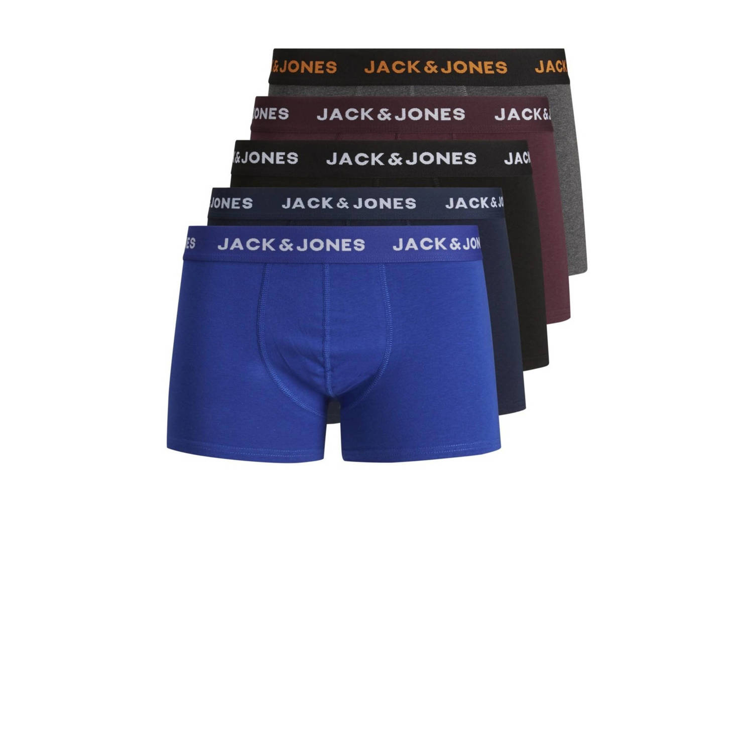 JACK & JONES JUNIOR boxershort JACBLACK FRIDAY set van 5 blauw multicolor