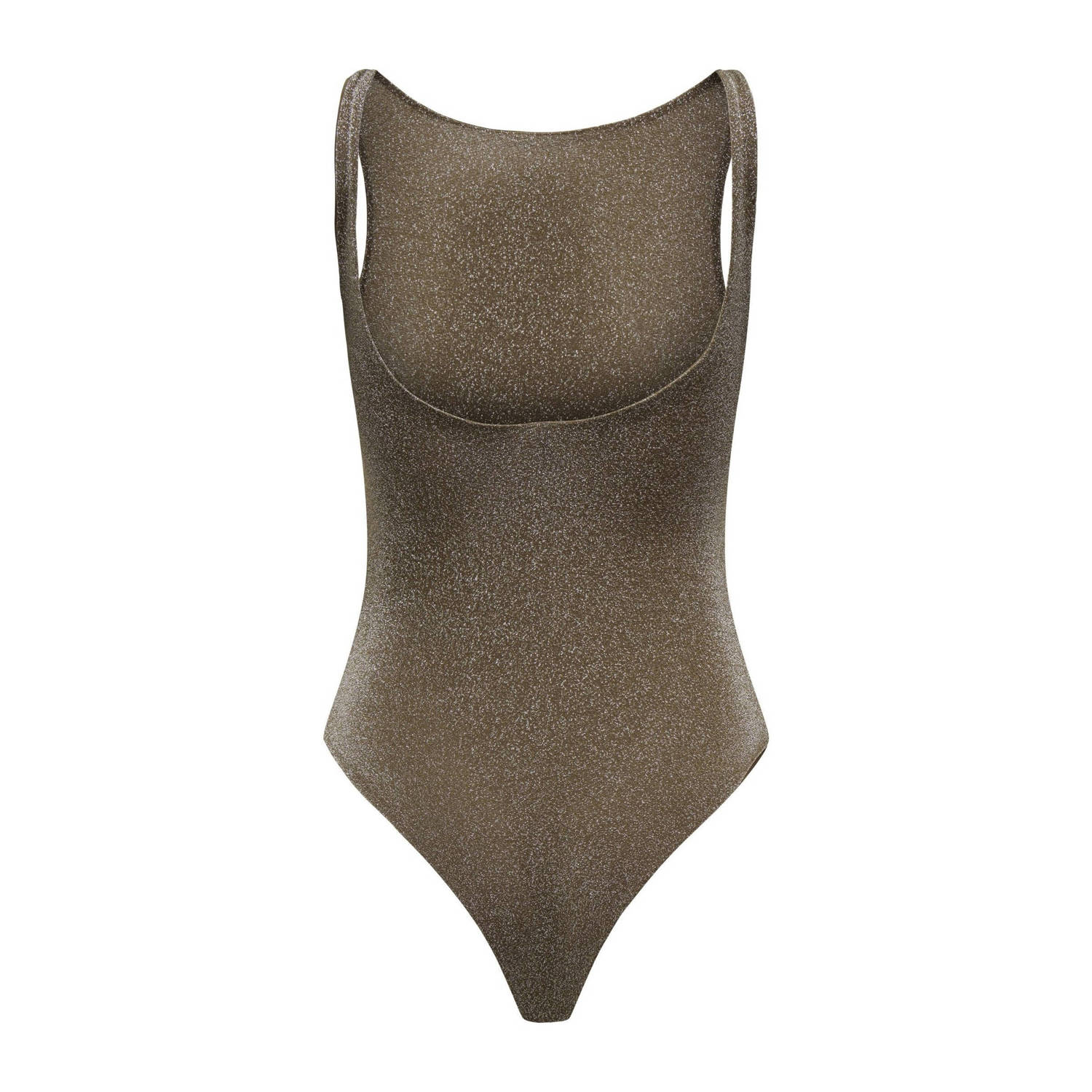 ONLY stringbody ONLAMERA met lurex brons