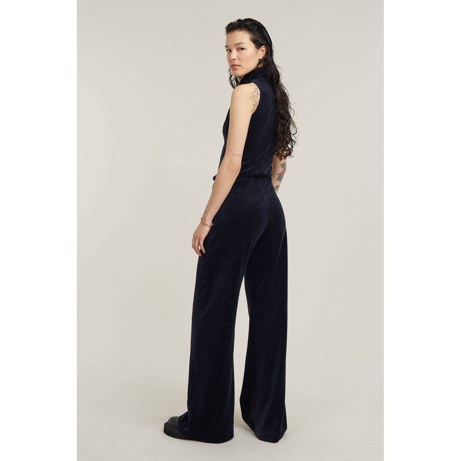 G-STAR jumpsuit dark blue denim