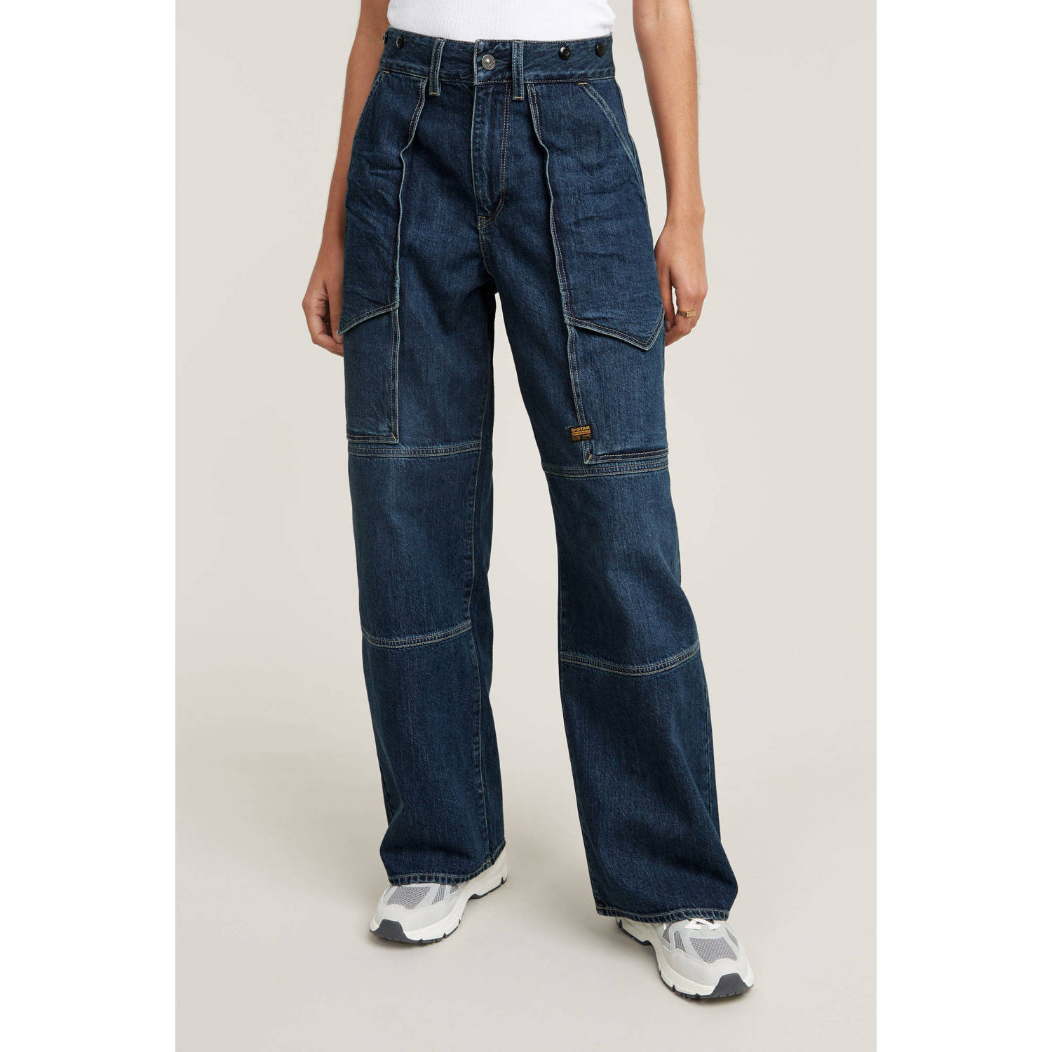 G-STAR loose jeans dark blue denim