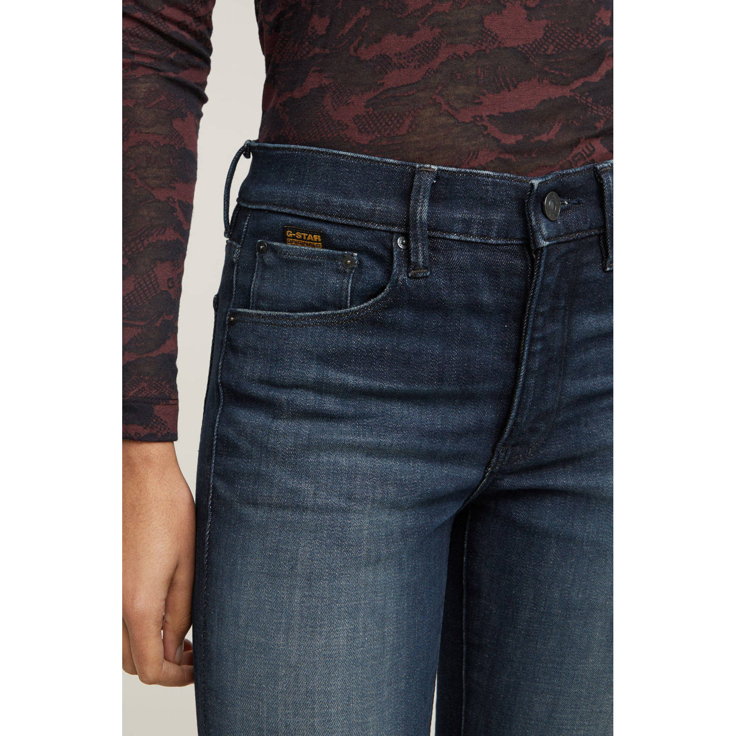 G-STAR flared jeans 3301 dark blue denim