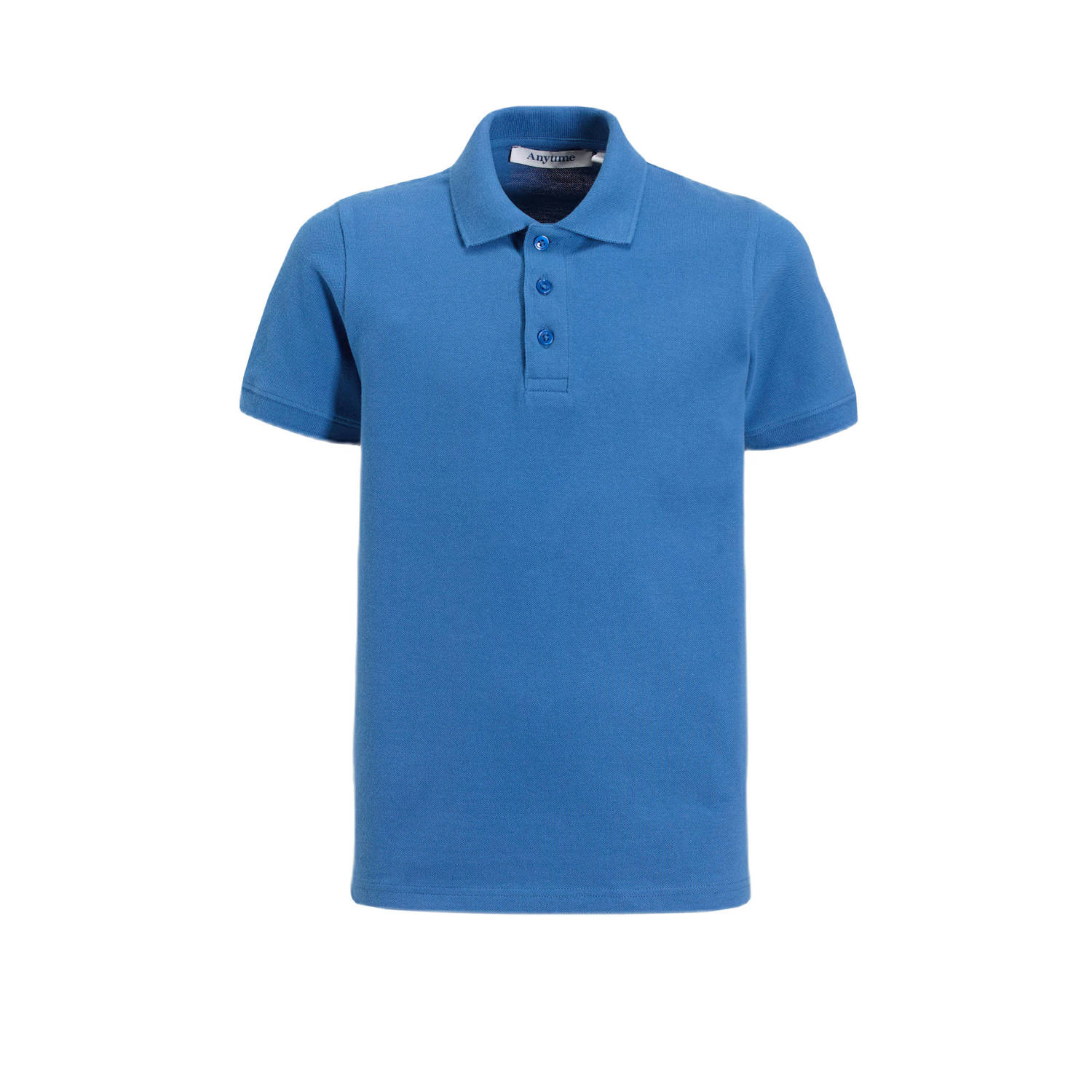Anytime polo shirt blauw
