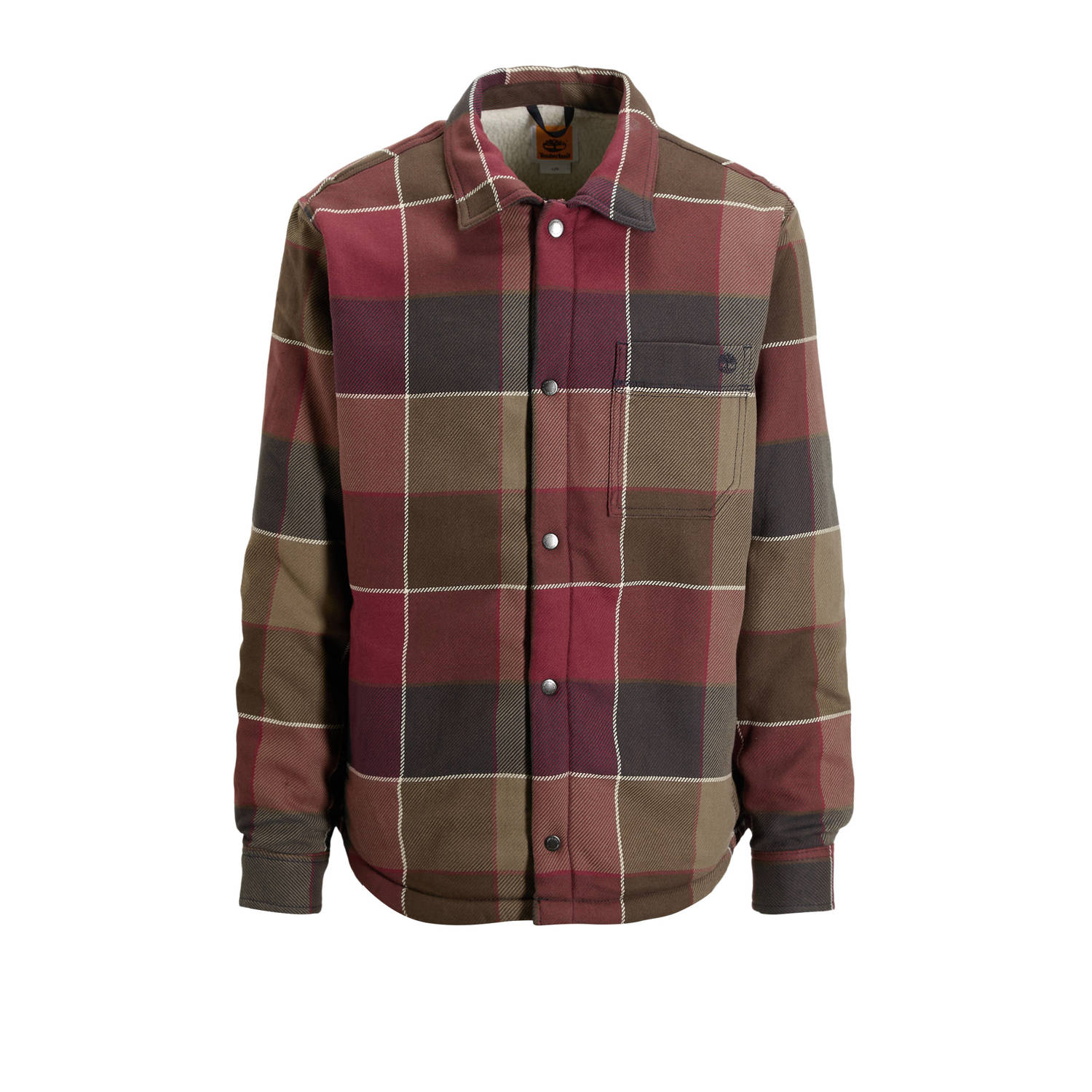Timberland geruit overshirt rood multi