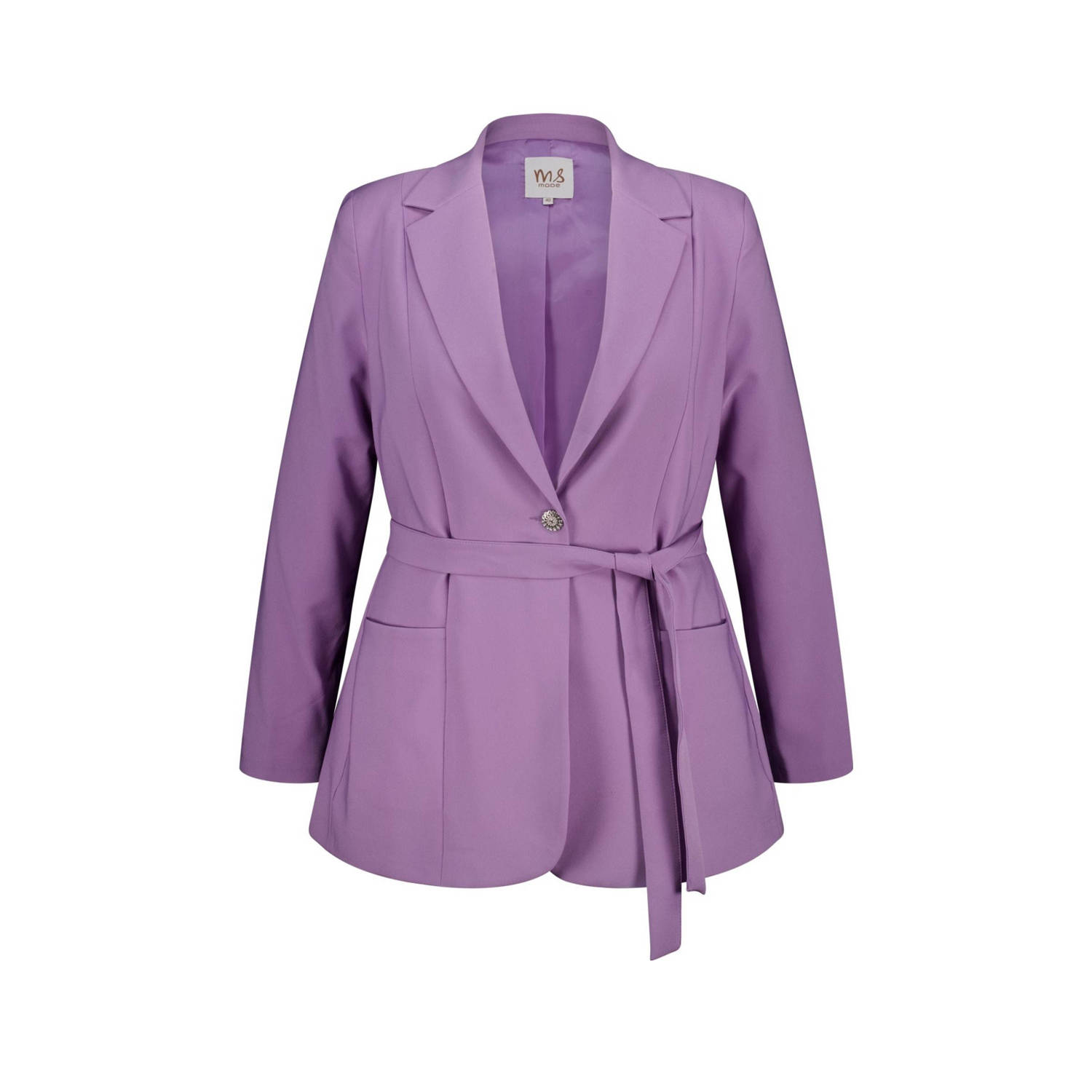 MS Mode getailleerde blazer lila