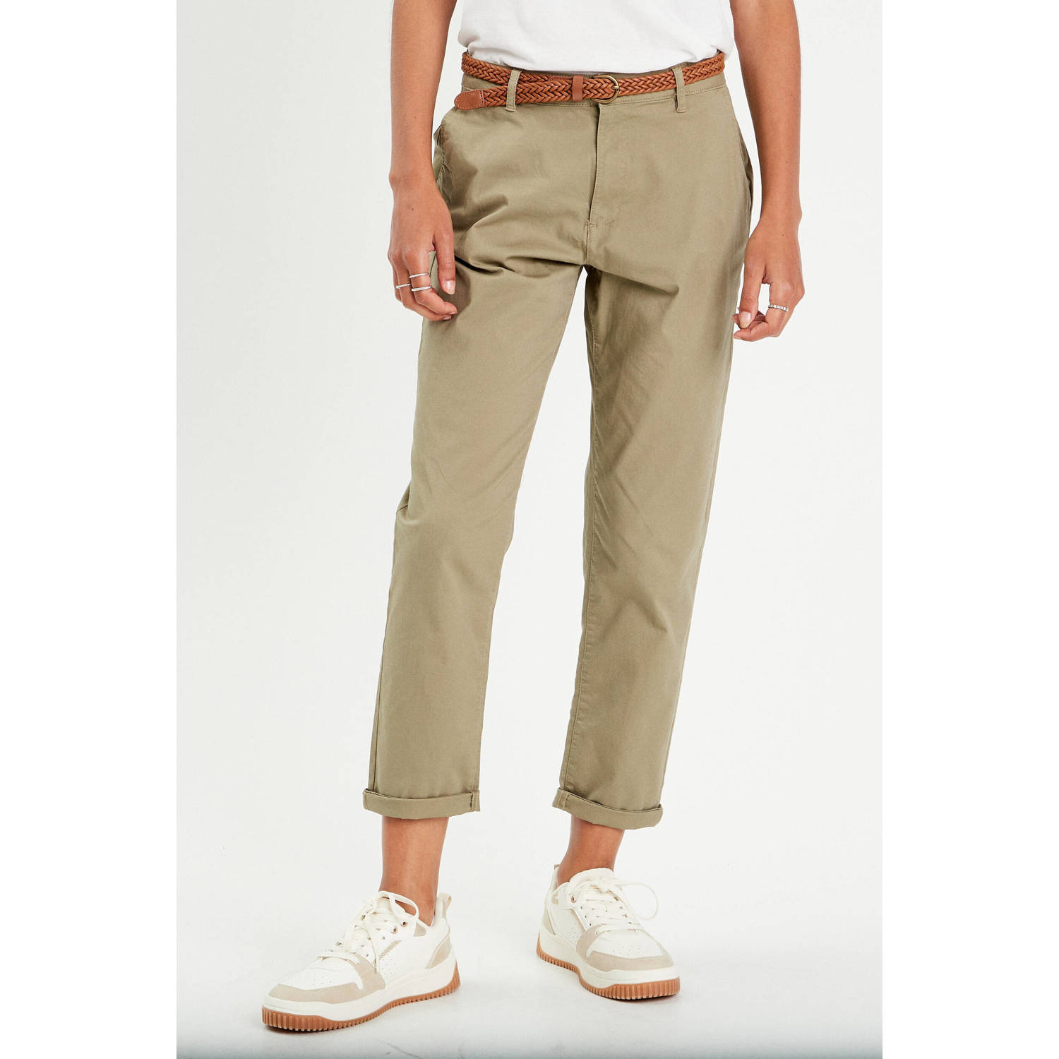 Cache cropped regular fit chino