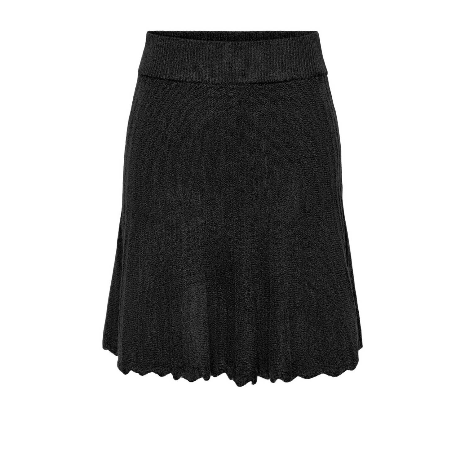 JDY midi rok zwart