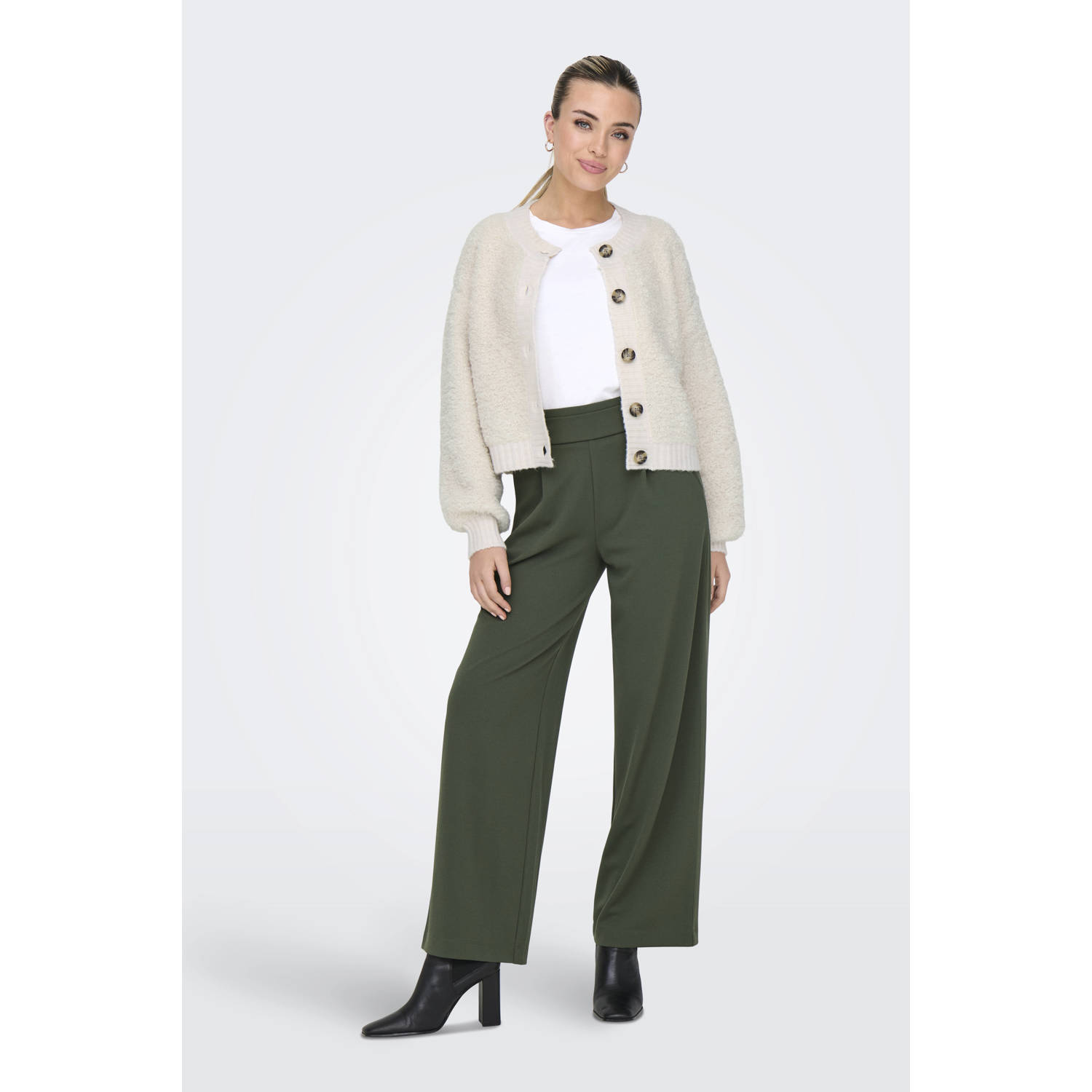 JDY vest EIRA crème