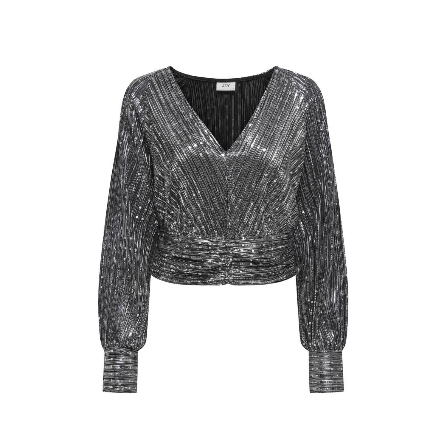 JDY crop top DIDI zilver