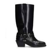 thumbnail: Sacha leren bikerboots zwart