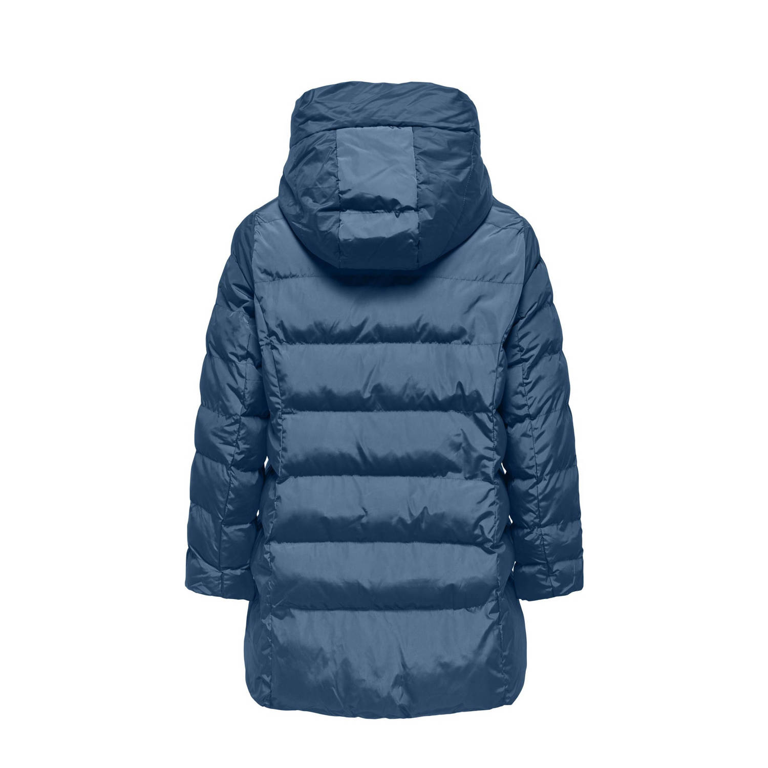 ONLY CARMAKOMA gewatteerde winterjas CARLINA blauw