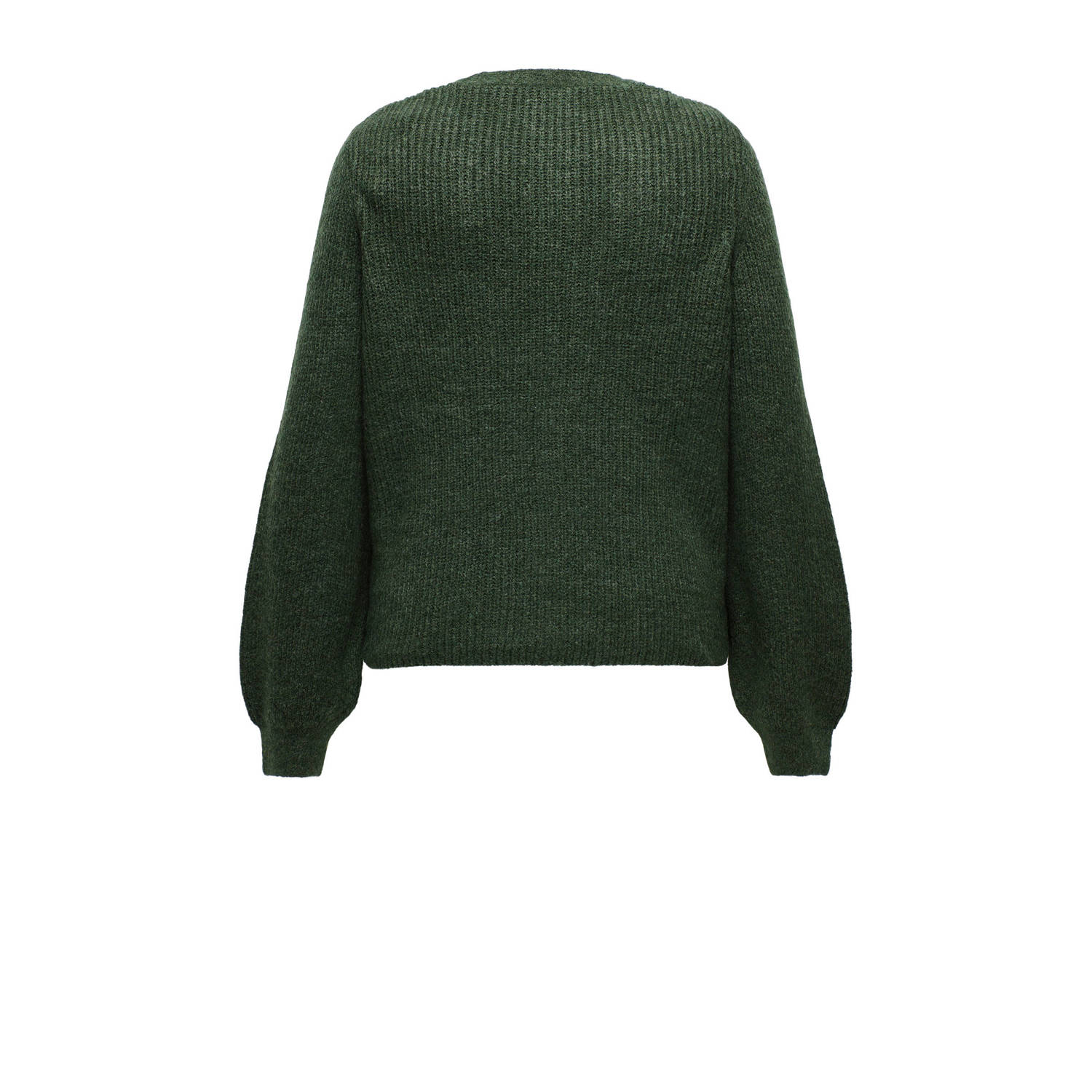 ONLY CARMAKOMA vest donkergroen