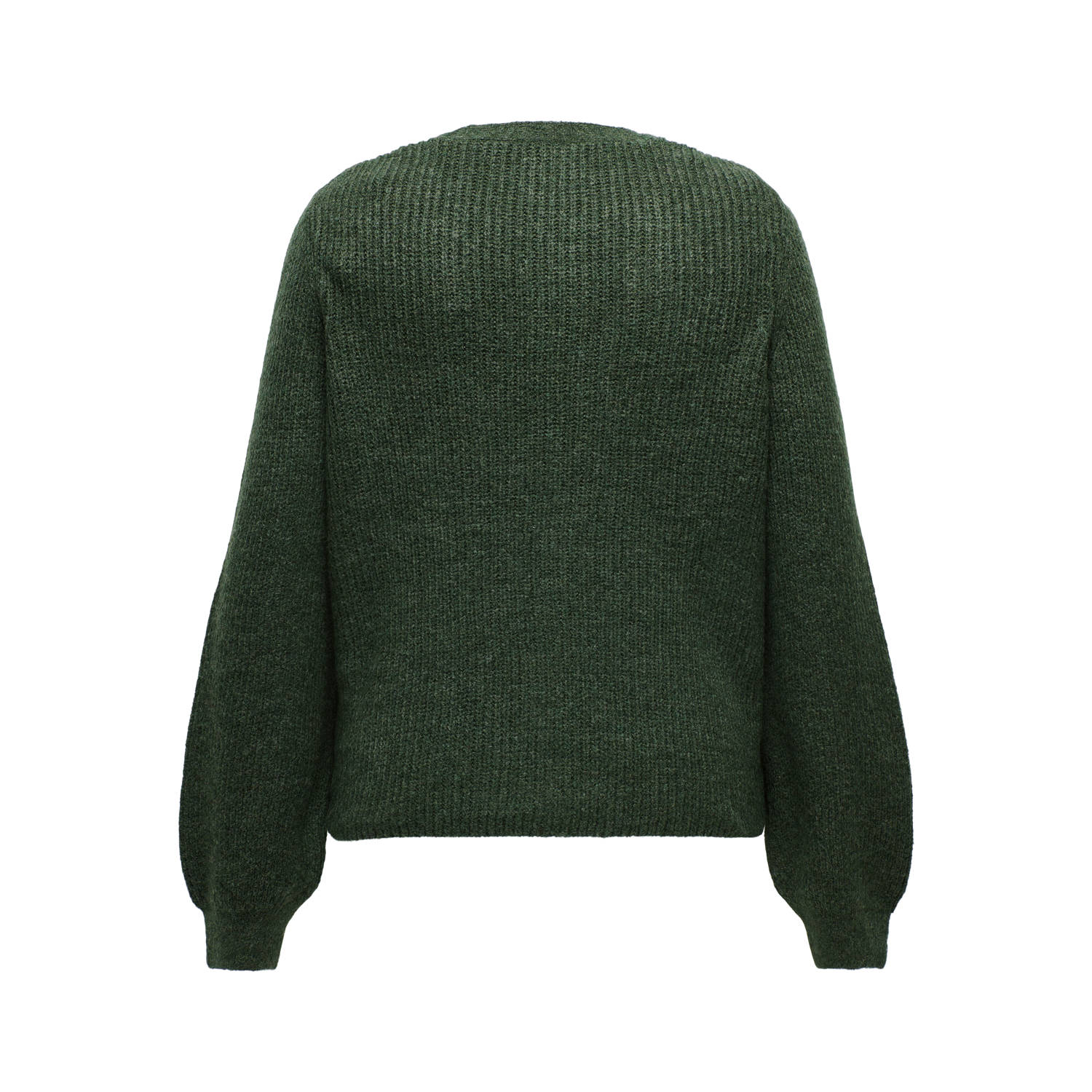 ONLY CARMAKOMA vest donkergroen