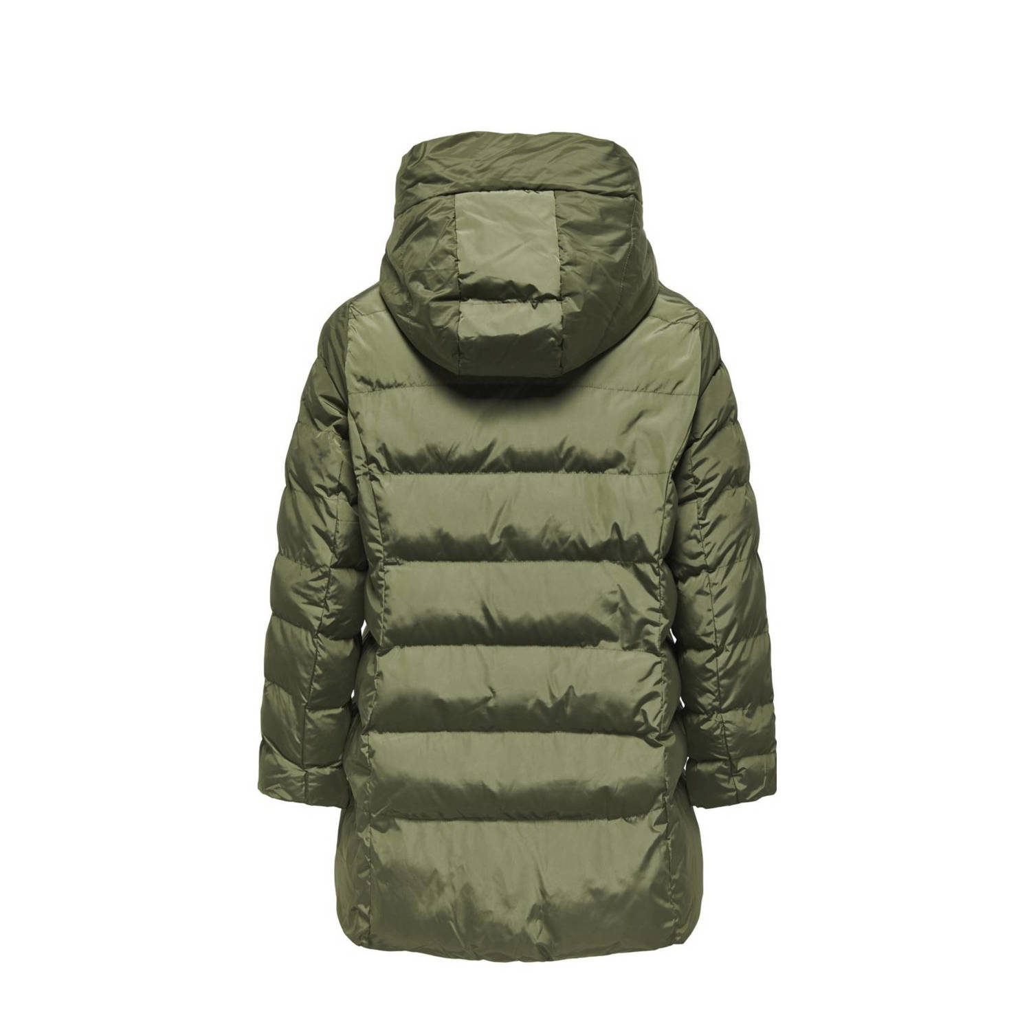 ONLY CARMAKOMA gewatteerde winterjas CARLINA groen