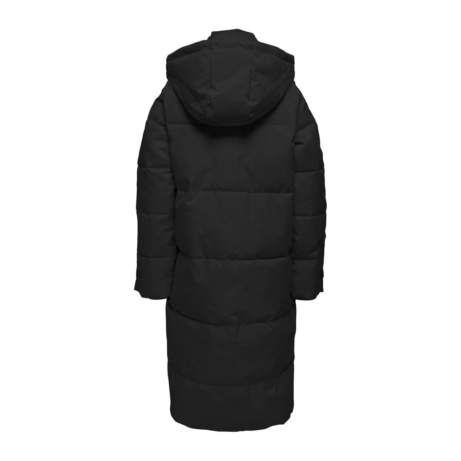ONLY CARMAKOMA gewatteerde winterjas CARIRENE zwart