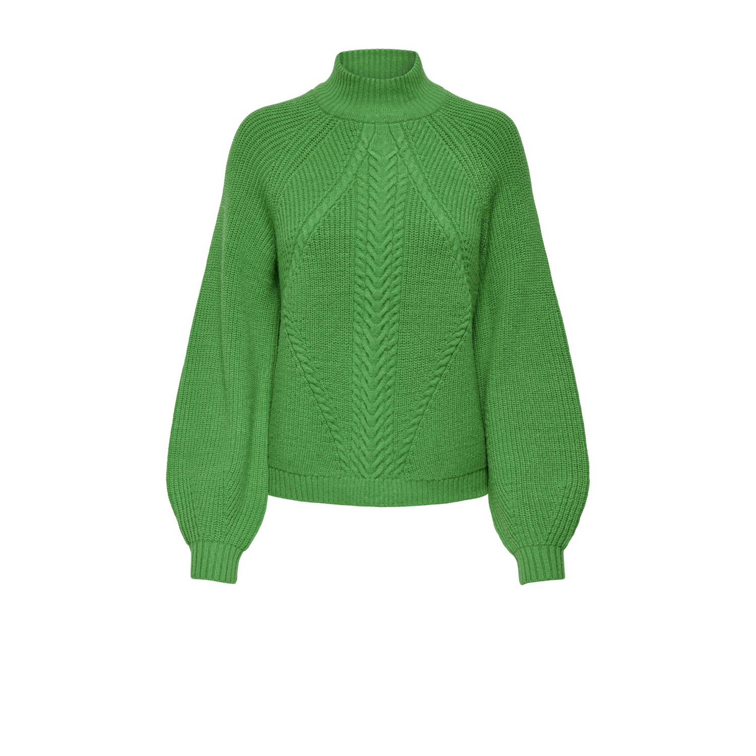 ONLY CARMAKOMA gebreide trui groen