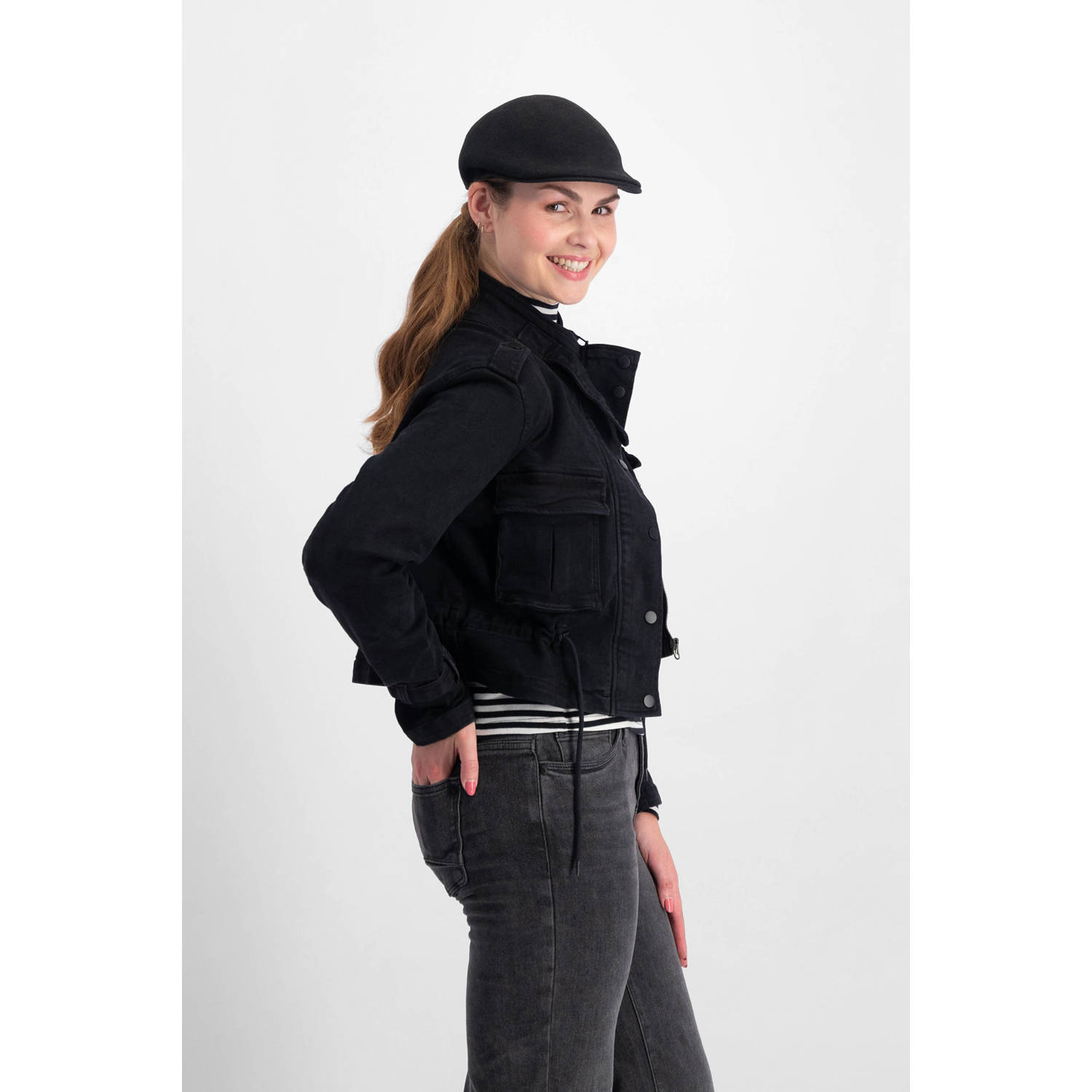 Florez spijkerjasje Seven black denim