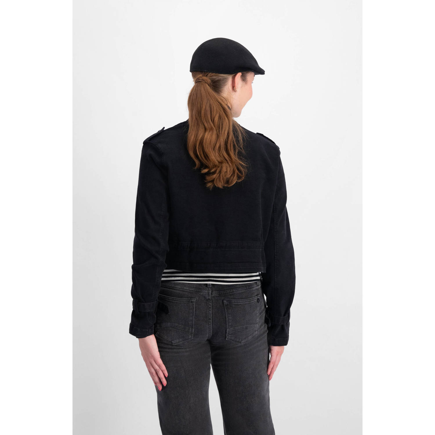 Florez spijkerjasje Seven black denim