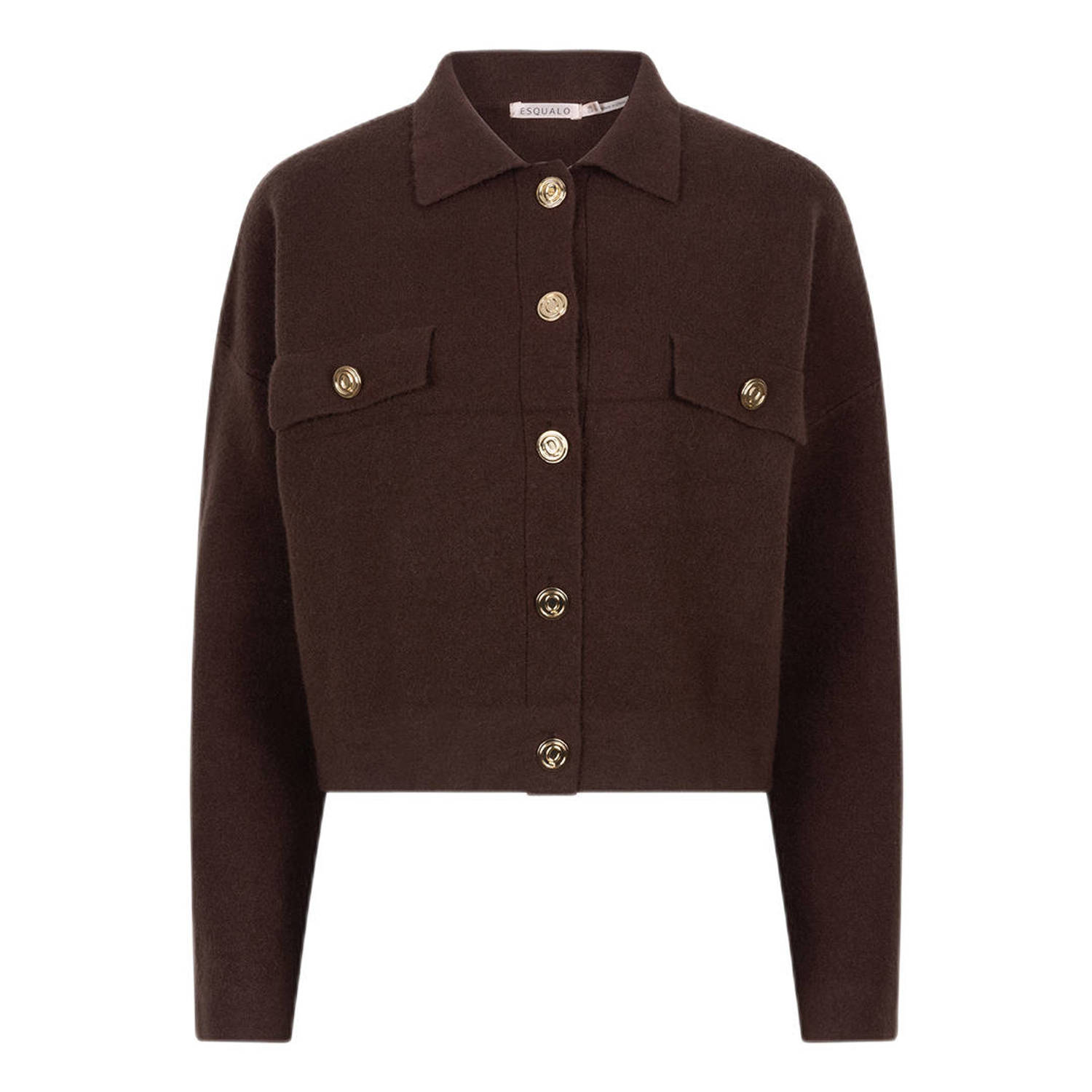 Esqualo vest donkerbruin