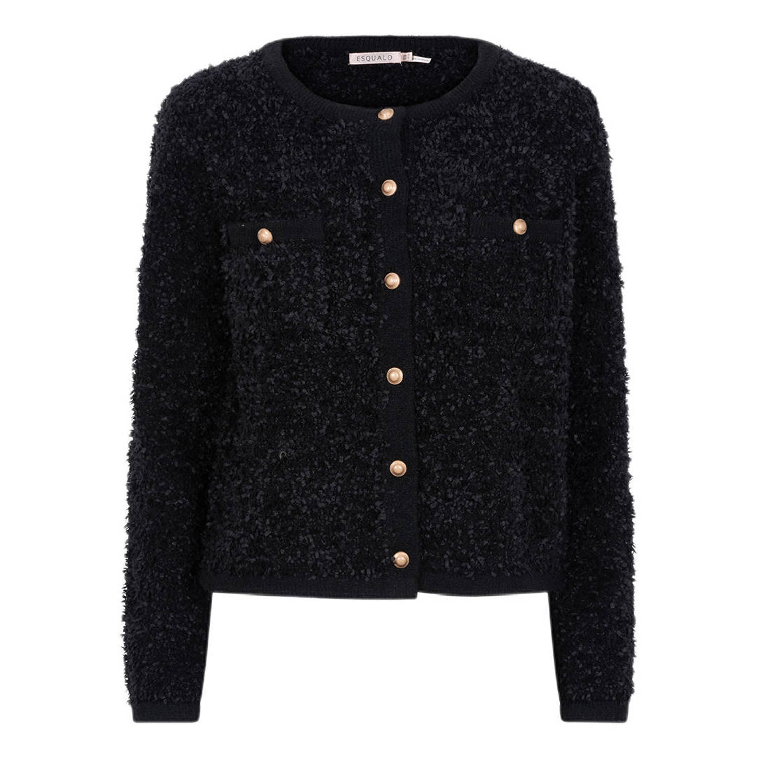 Esqualo vest zwart