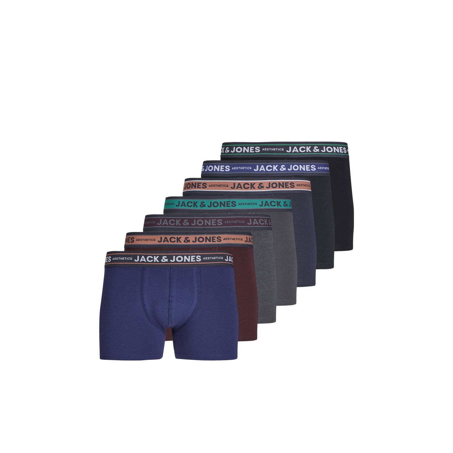 Jack & jones Daniel Solid Trunk Boxershorts Heren (7-pack)