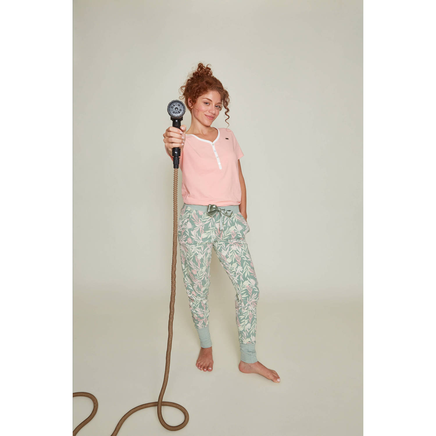Charlie Choe pyjamatop roze