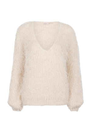 gebreide trui beige
