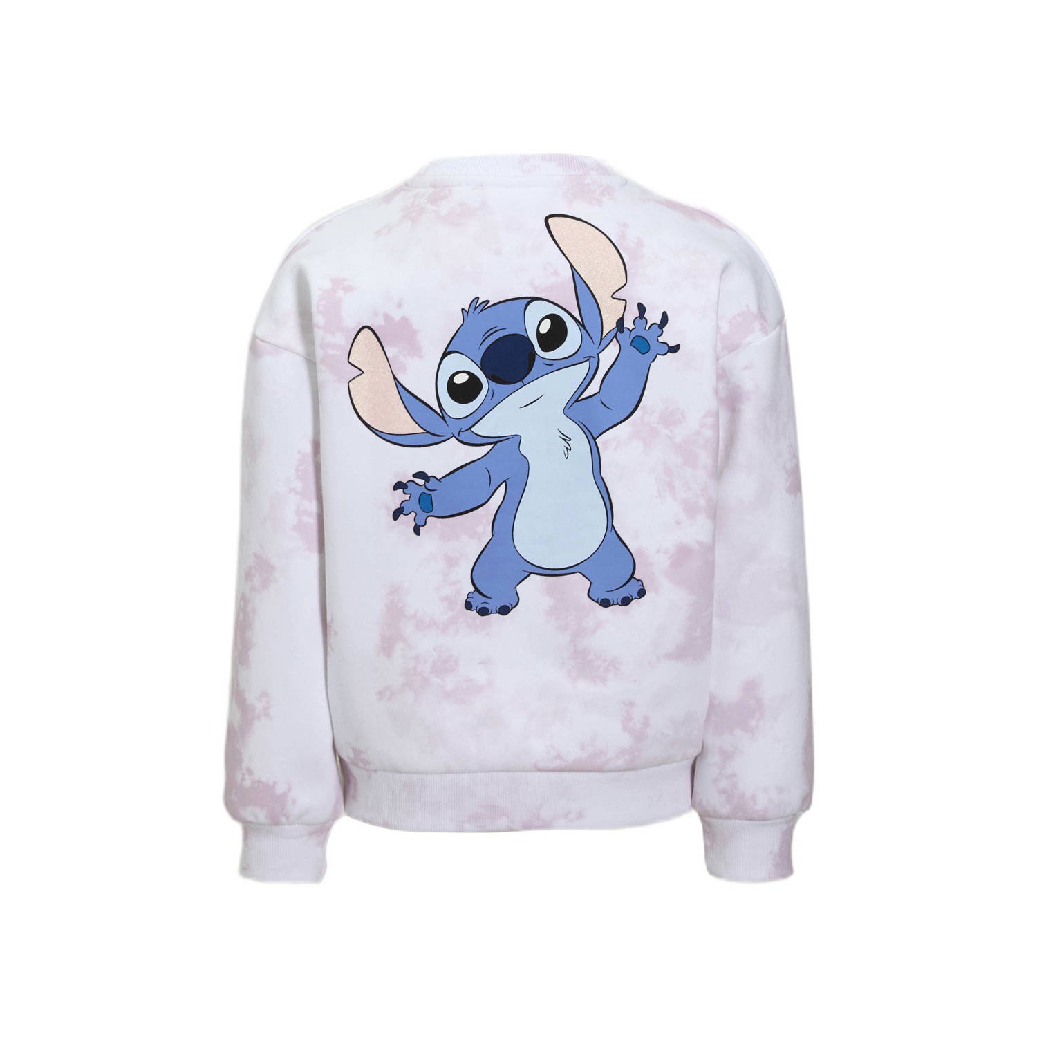 anytime fleece tie-dye Stitch trui lila