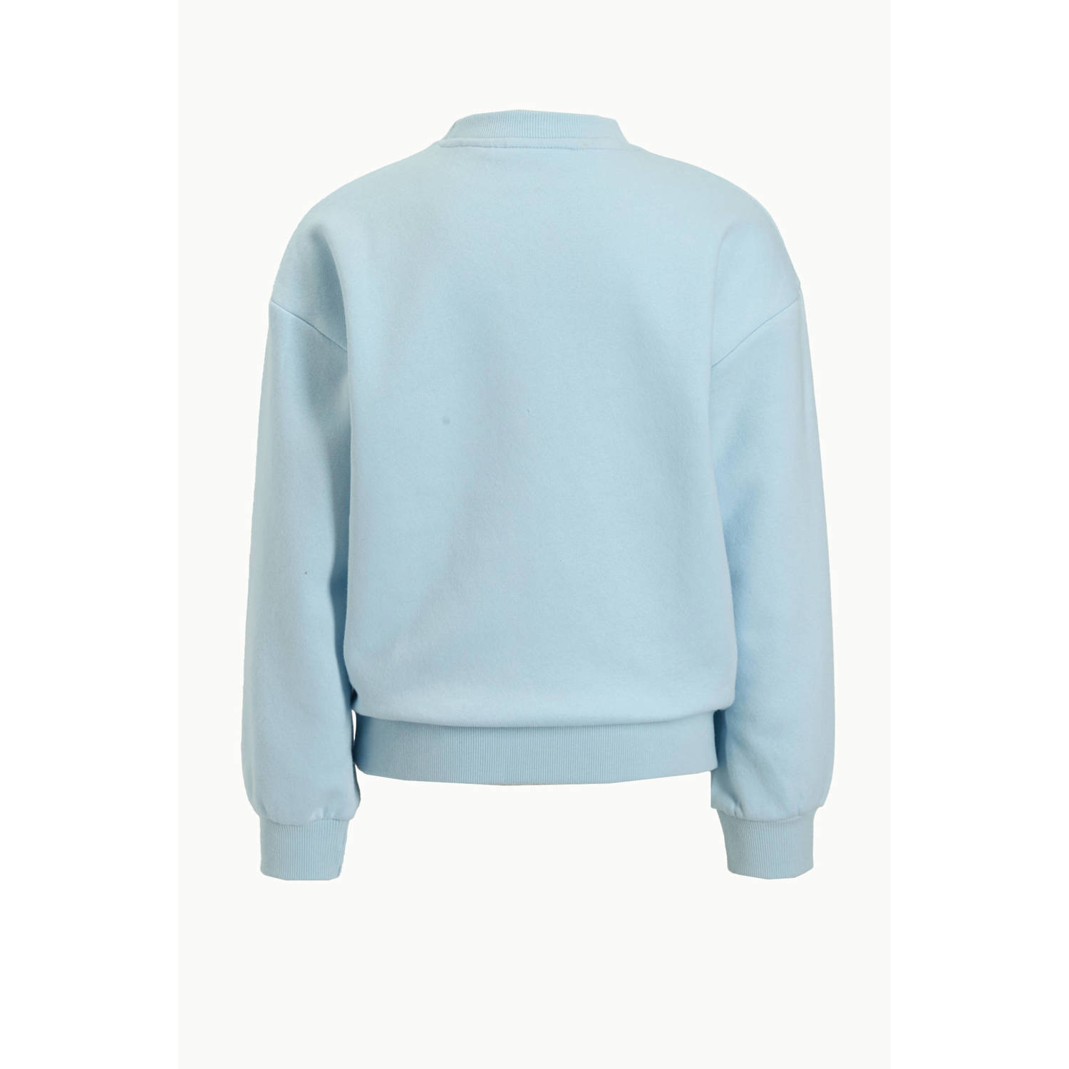 anytime trui met Stitch printopdruk blauw
