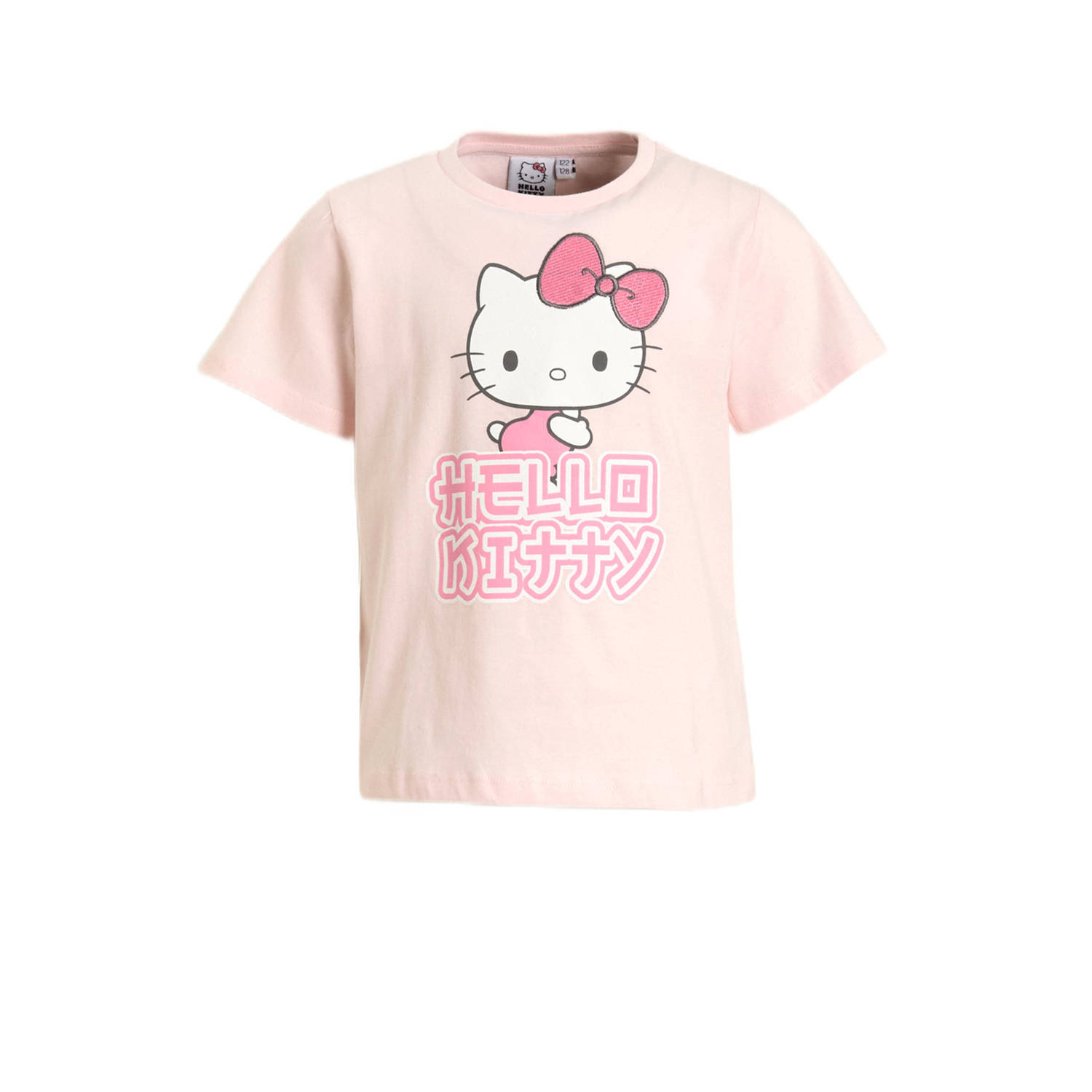 Anytime T-shirt Hello Kitty license roze