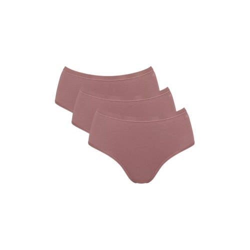 sloggi GO midislip (set van 3) bruin afbeelding