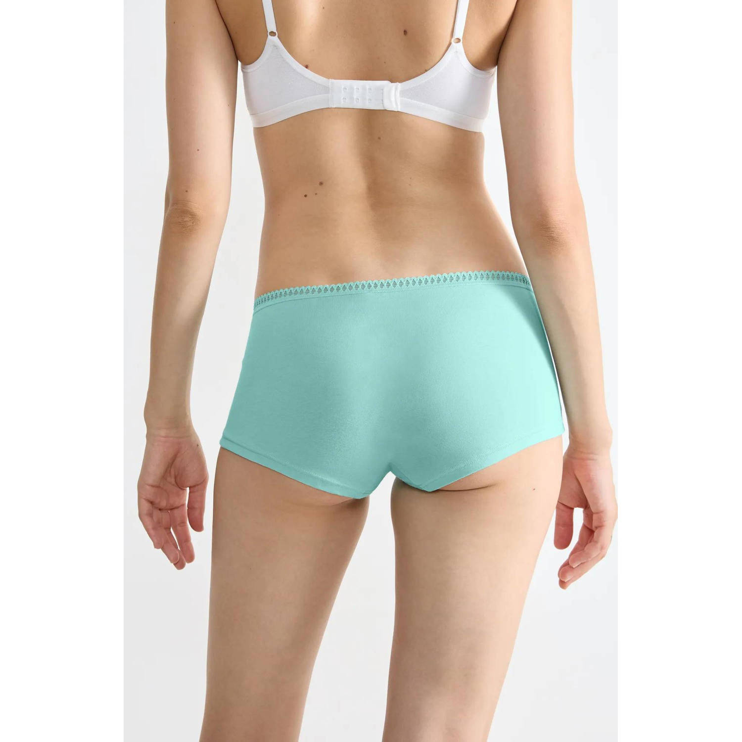 Sloggi GO short (set van 3) mintgroen petrol