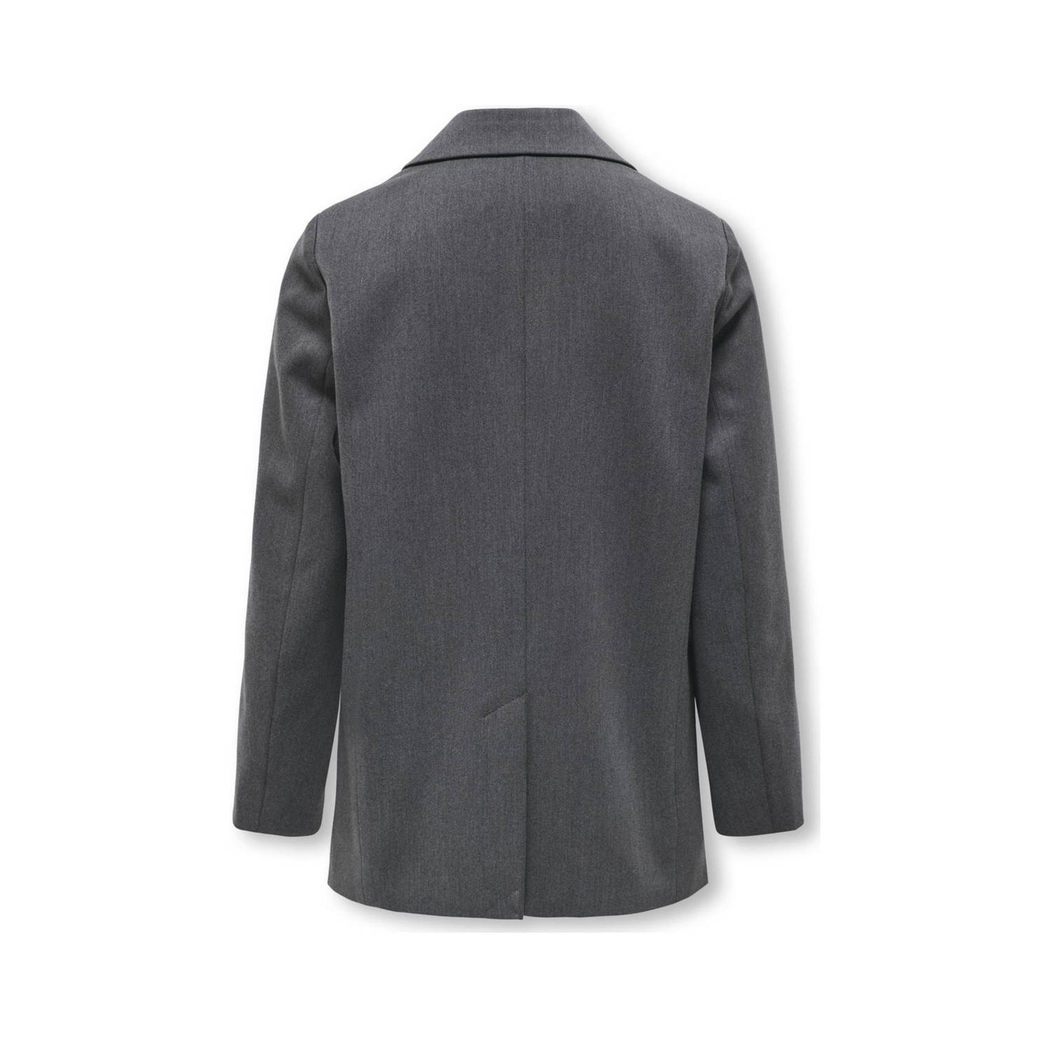 ONLY KIDS GIRL blazer KOGSULAJMA LIFE donkergrijs