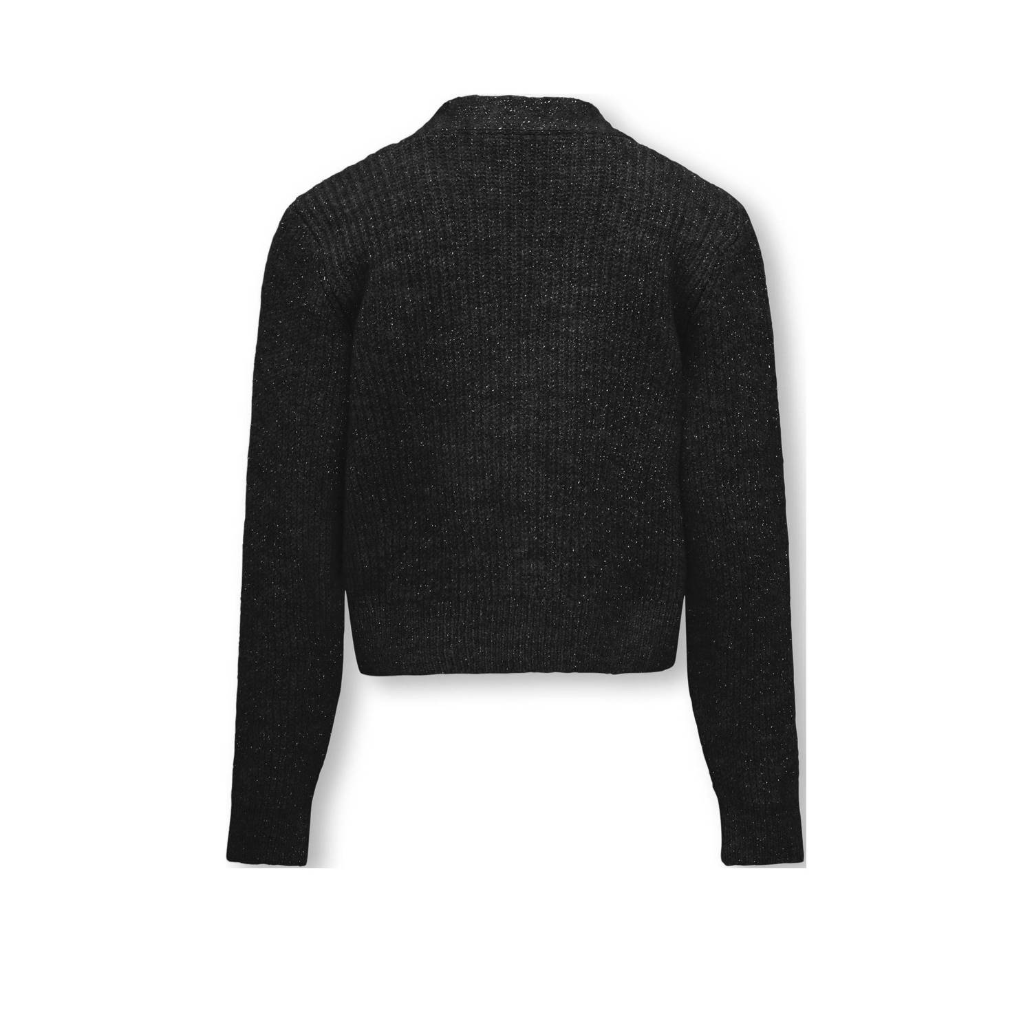 ONLY KIDS GIRL gebreid vest KOGORIANA zwart