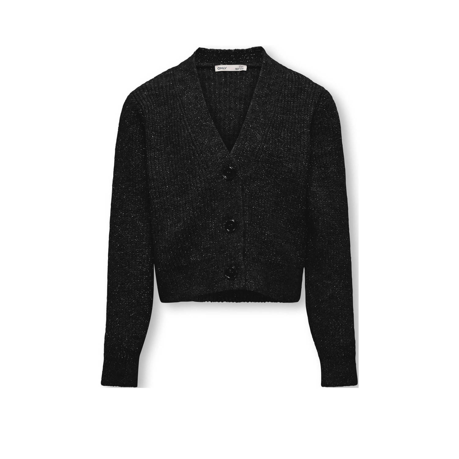 ONLY KIDS GIRL gebreid vest KOGORIANA zwart