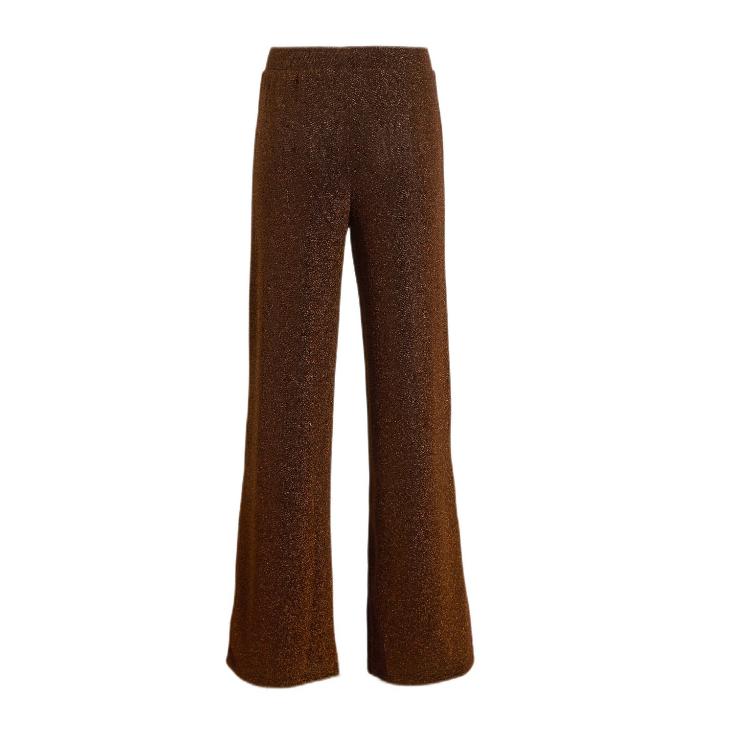 ONLY KIDS GIRL wide leg broek KOGQUEEN zwart brons
