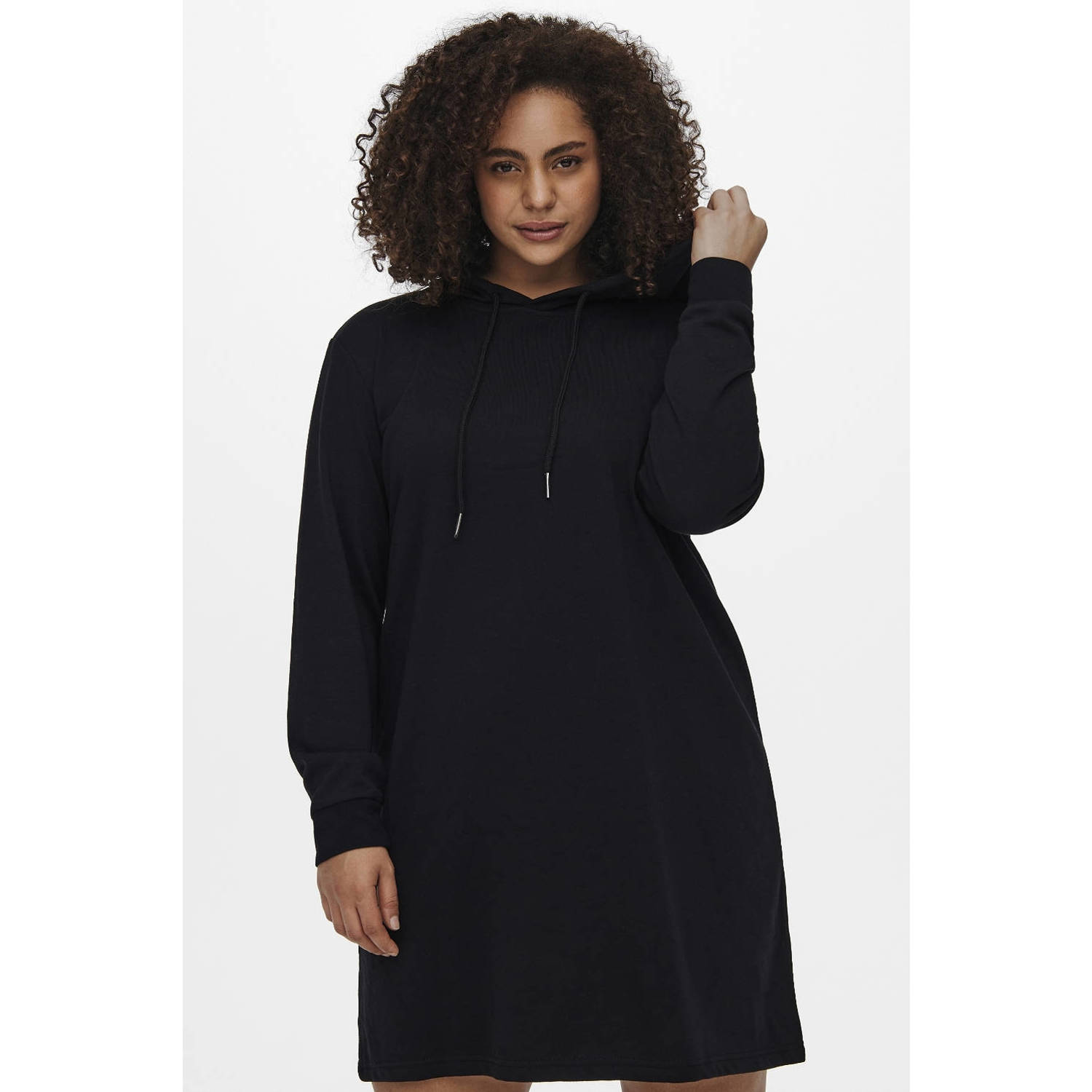 ONLY CARMAKOMA sweatjurk CARSIV zwart