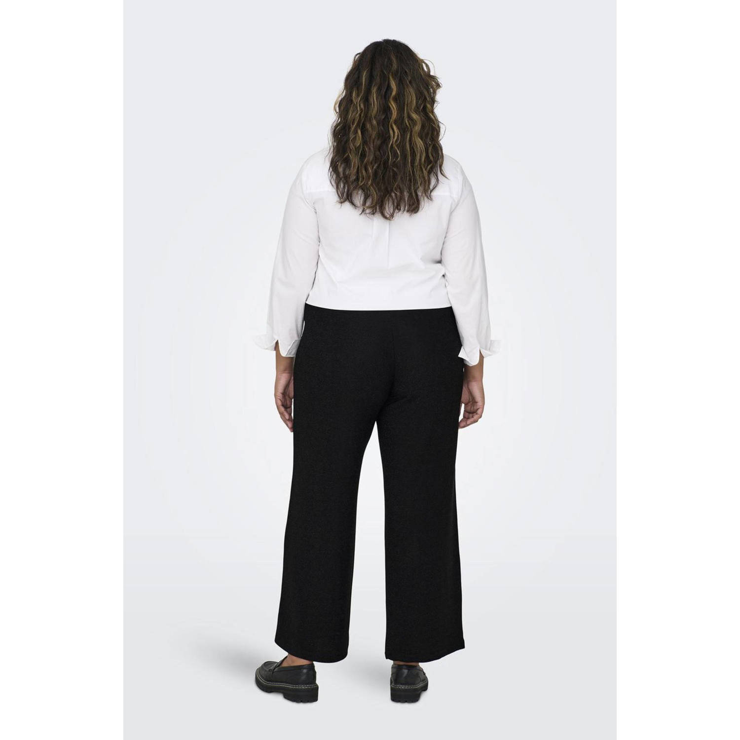 ONLY CARMAKOMA regular fit broek CARRICH zwart